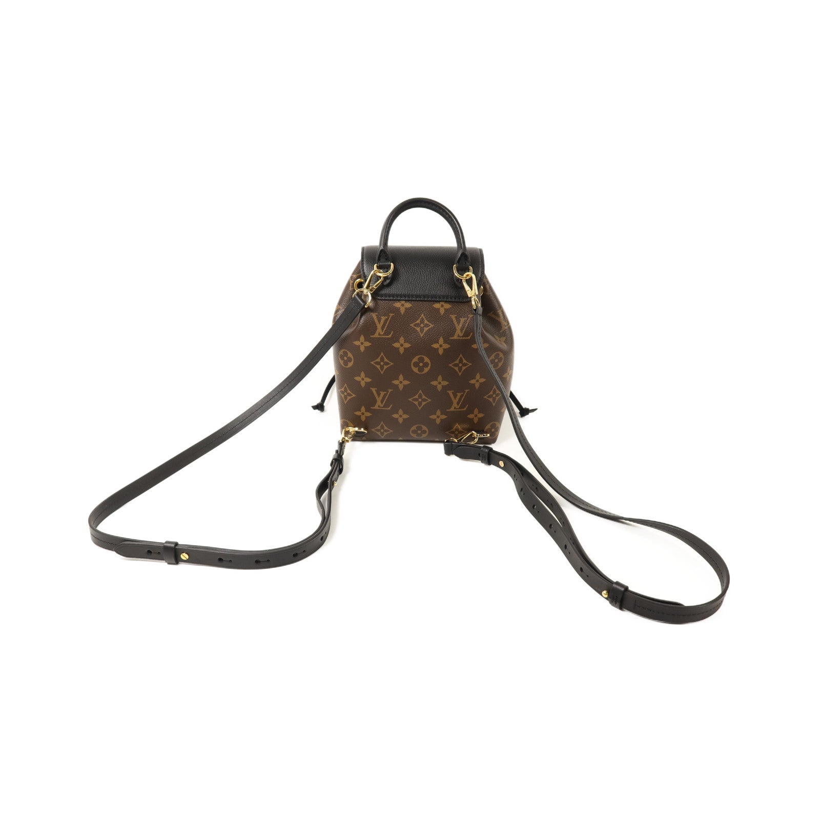 LOUIS VUITTON Monogram Montsouris BB金扣背包