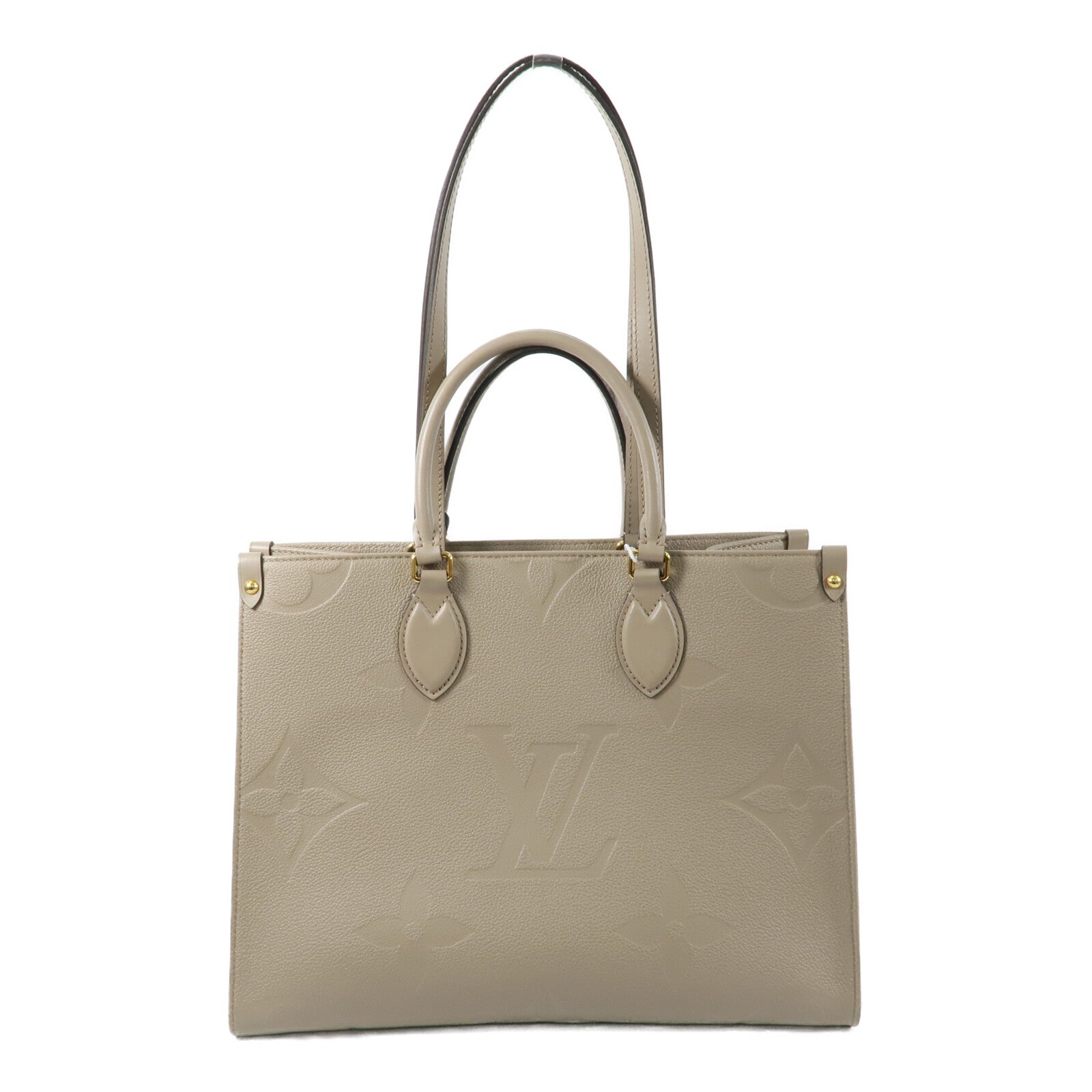 LOUIS VUITTON Monogram Empreinte On The Go MM手挽肩背兩用袋