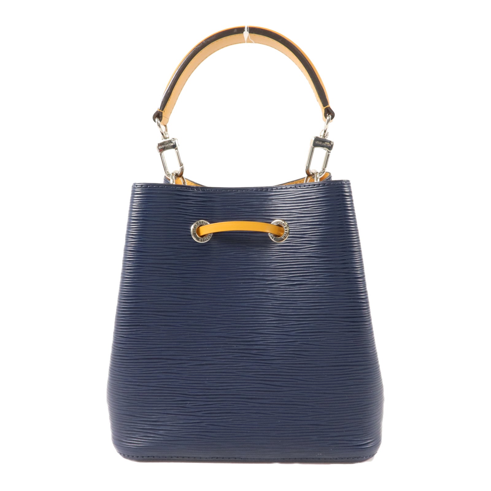 LOUIS VUITTON Epi Neo Noe BB銀扣手挽肩背兩用袋深藍色