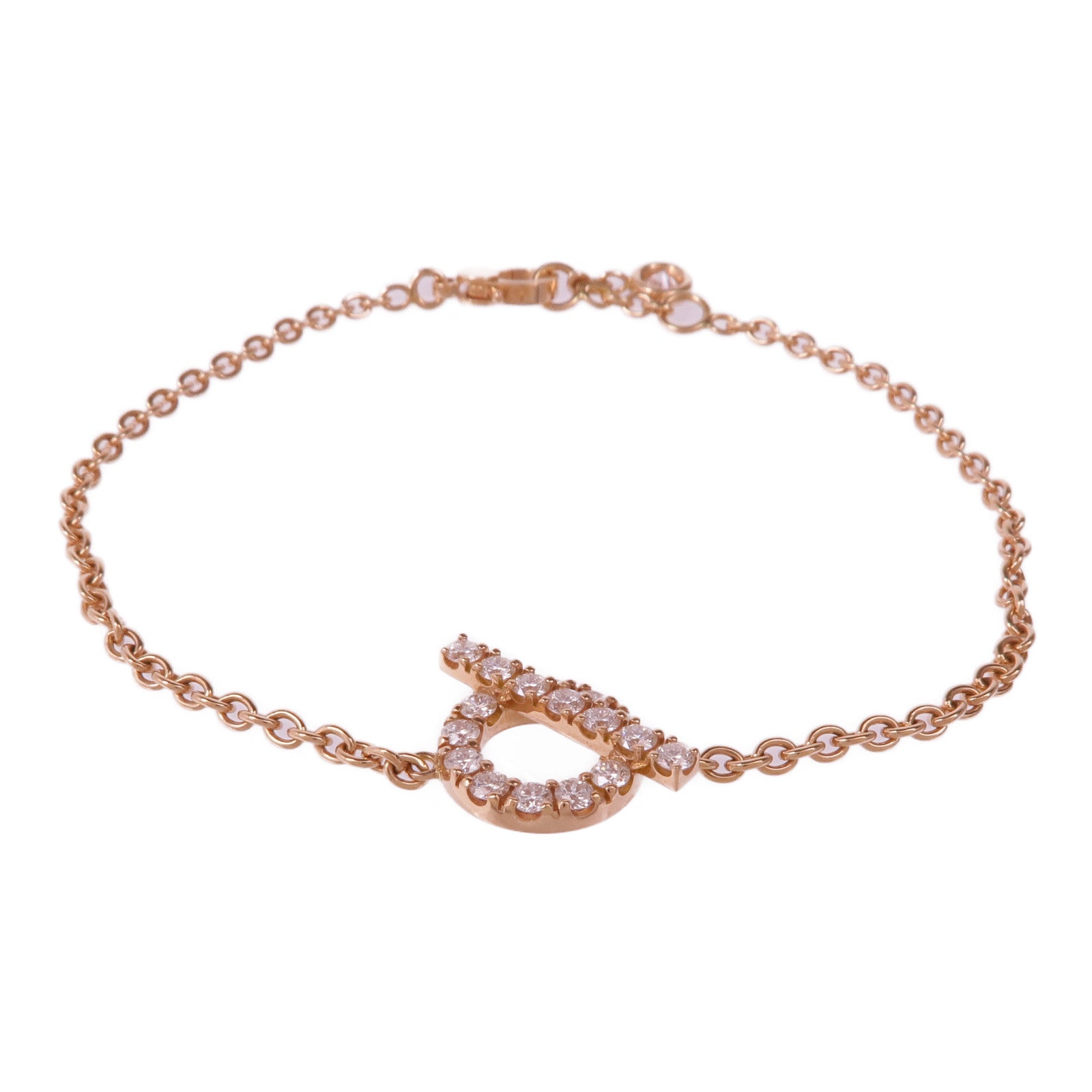 HERMES 18K玫瑰金Finesse Bracelet手鏈