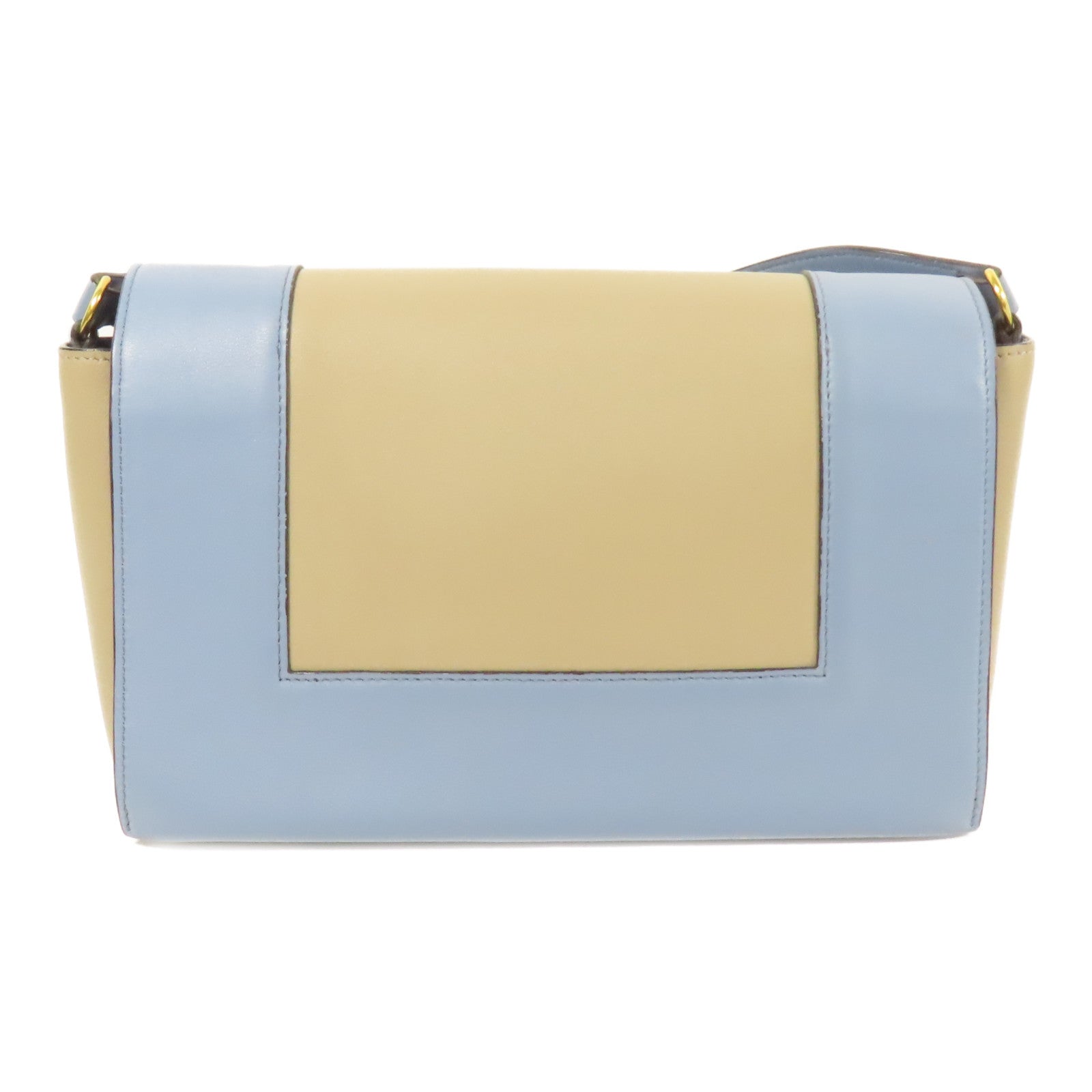 CELINE 【激減優惠】牛皮皮革Frame Bag金扣肩背袋