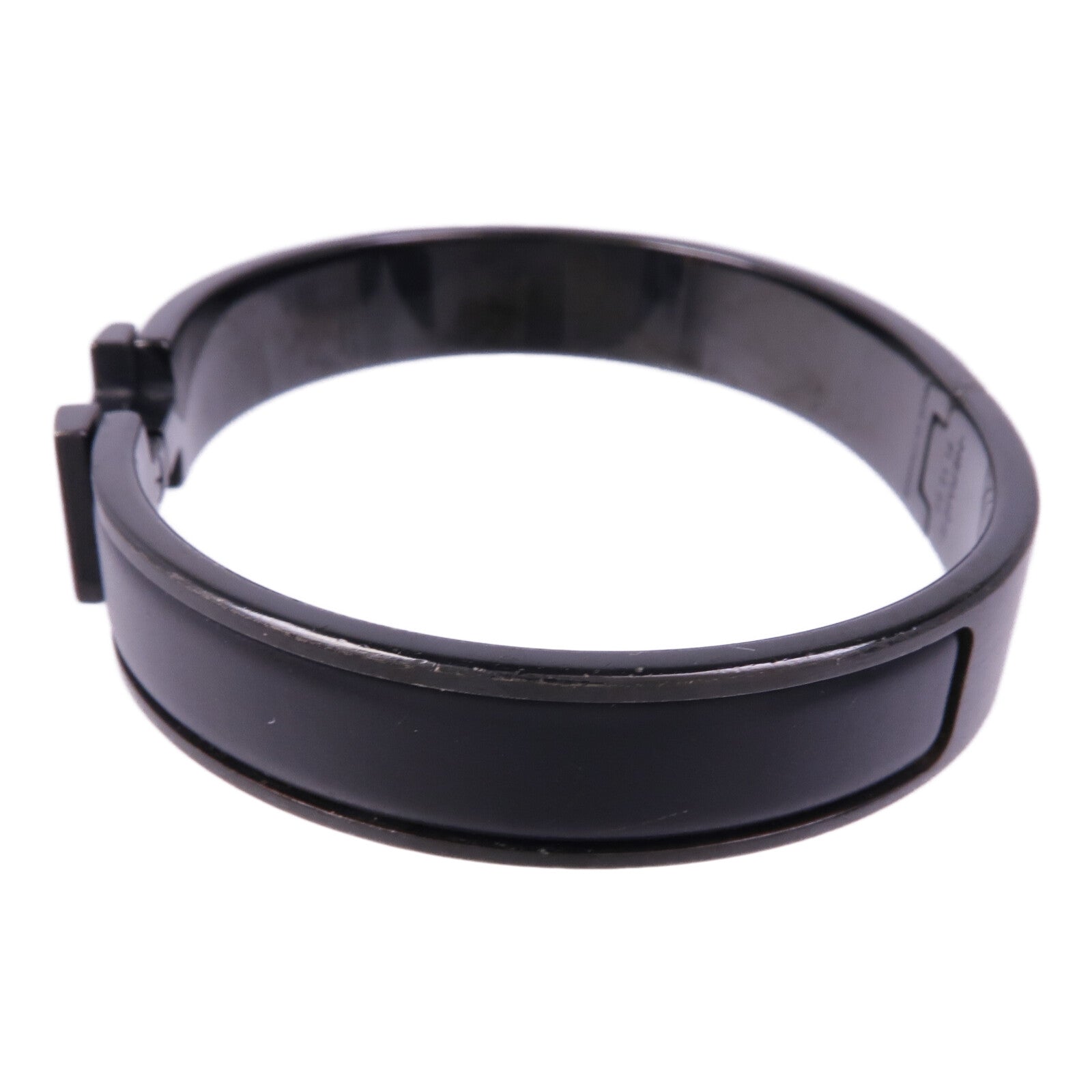 HERMES 金屬/琺瑯Clic HH So Black手鐲