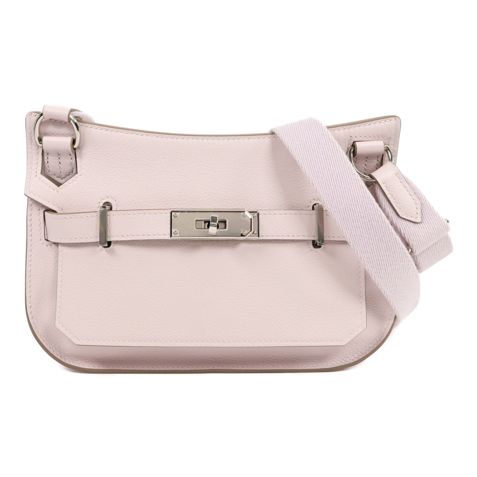 HERMES Evercolor皮革Mini Jypsiere肩背袋Mauve Pale