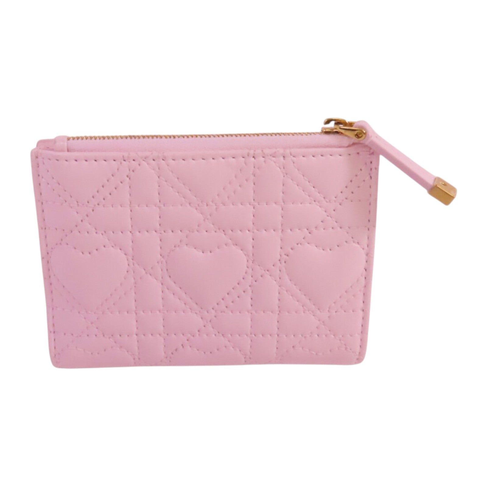 Dior 羊皮皮革Dioramour Dior Short Wallet金扣短錢包