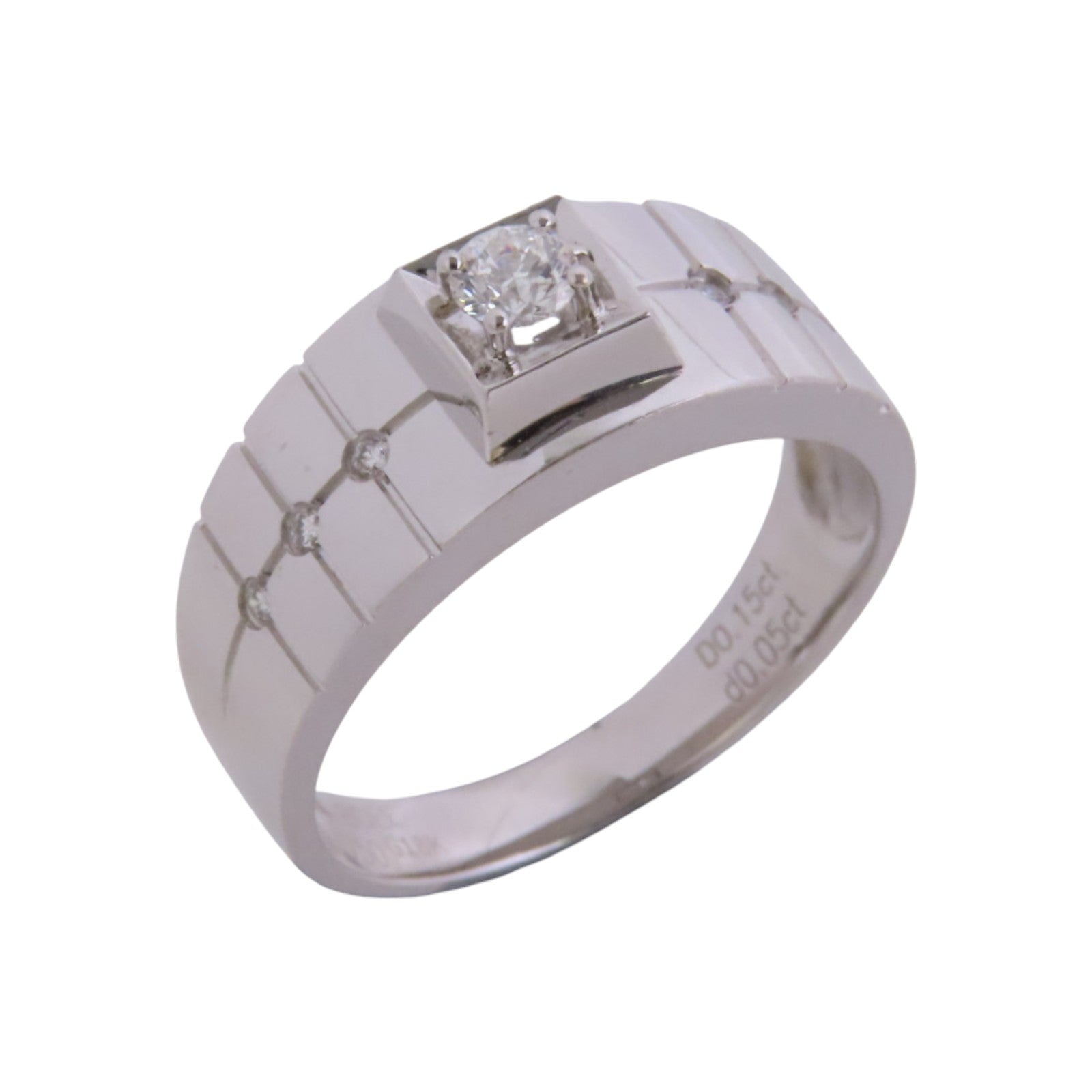 JEWELRY 18K白金Diamond Ring鑽石戒指US#7.5