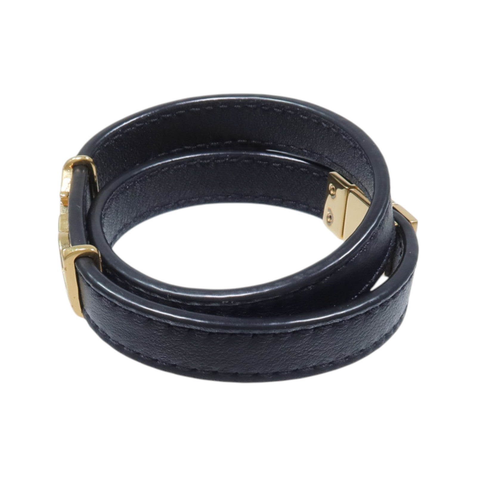 SAINT LAURENT 金屬/牛皮皮革Bracelet手鏈