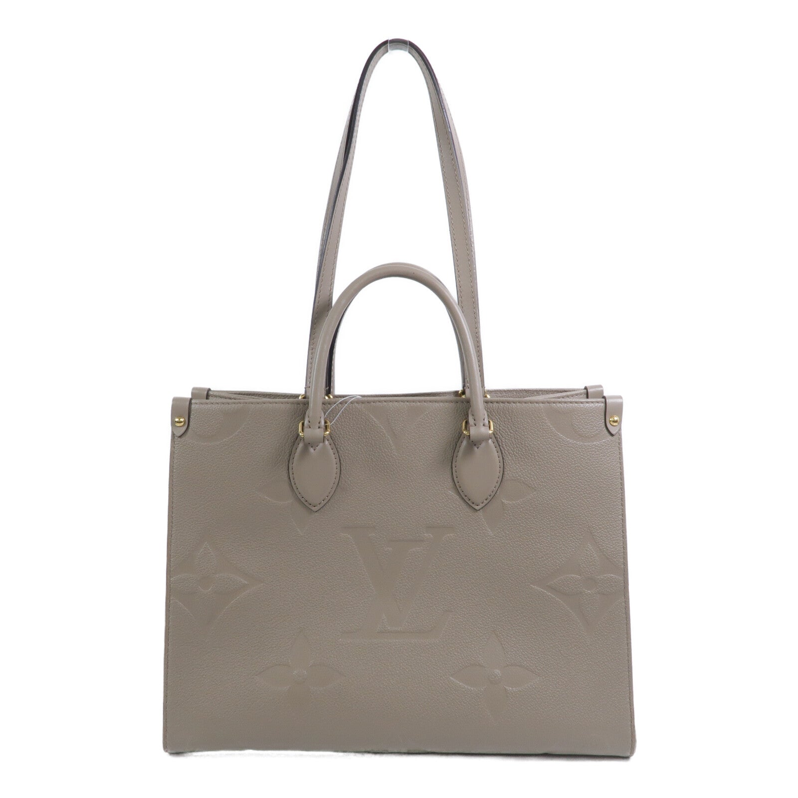 LOUIS VUITTON Monogram Empreinte On The Go MM手挽肩背兩用袋