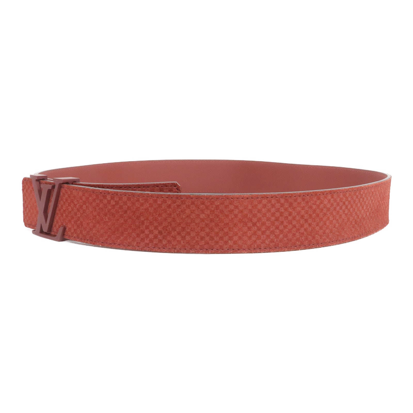 LOUIS VUITTON Suede Damier Belt皮帶