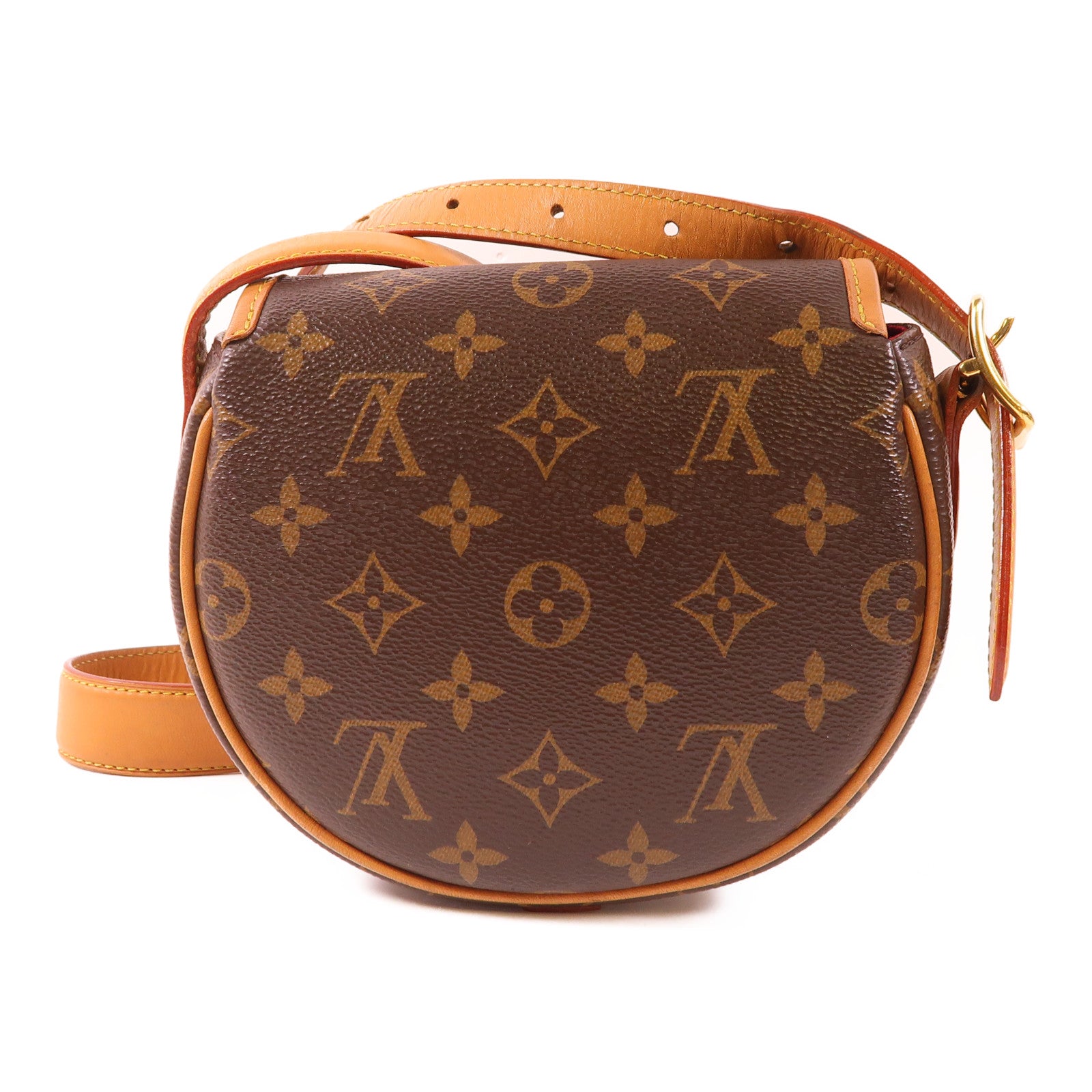 LOUIS VUITTON LV GHW Tambourin Shoulder Bag M44860 Monogram Brown