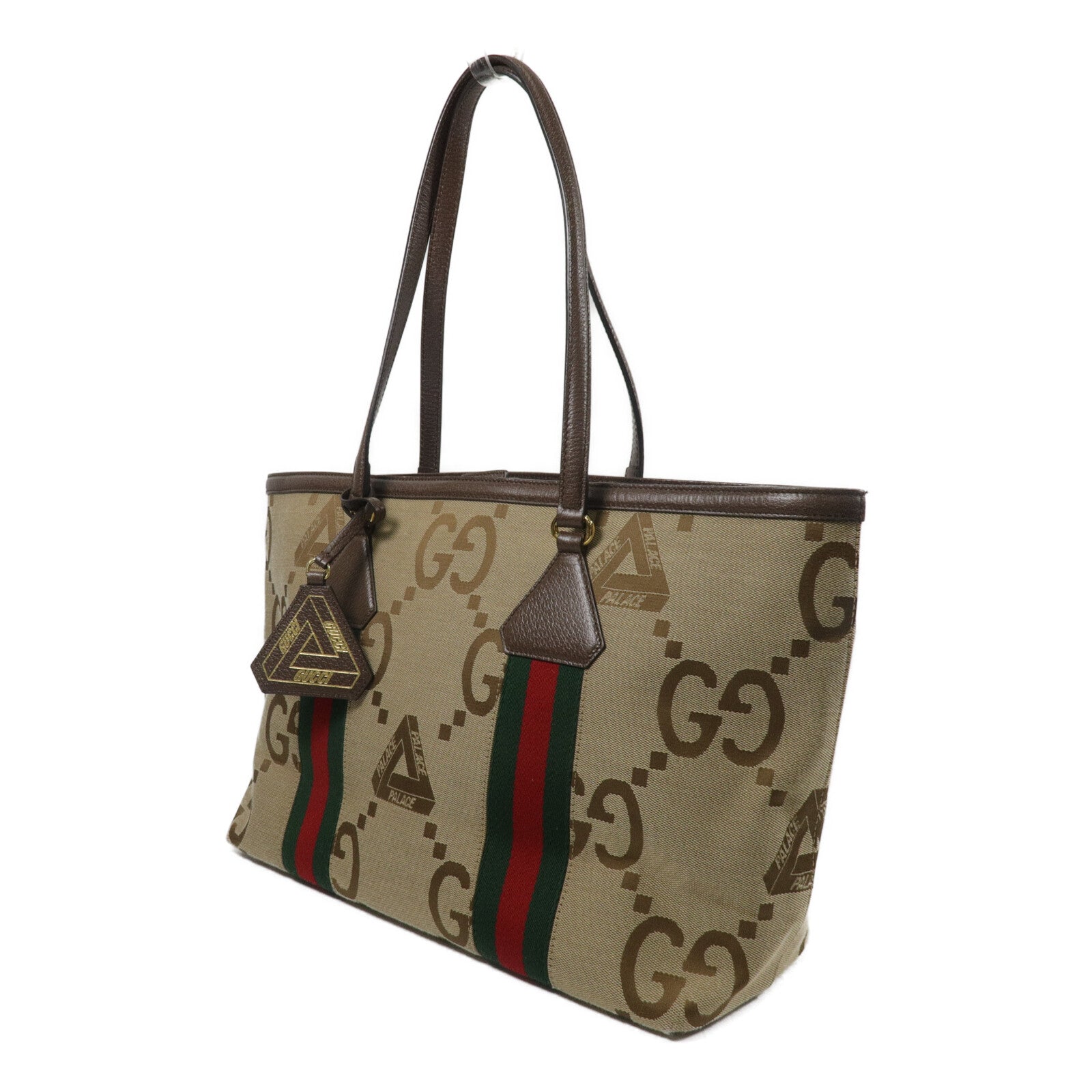 GUCCI 塗層帆布Gucci X Palace Medium Tote手挽袋