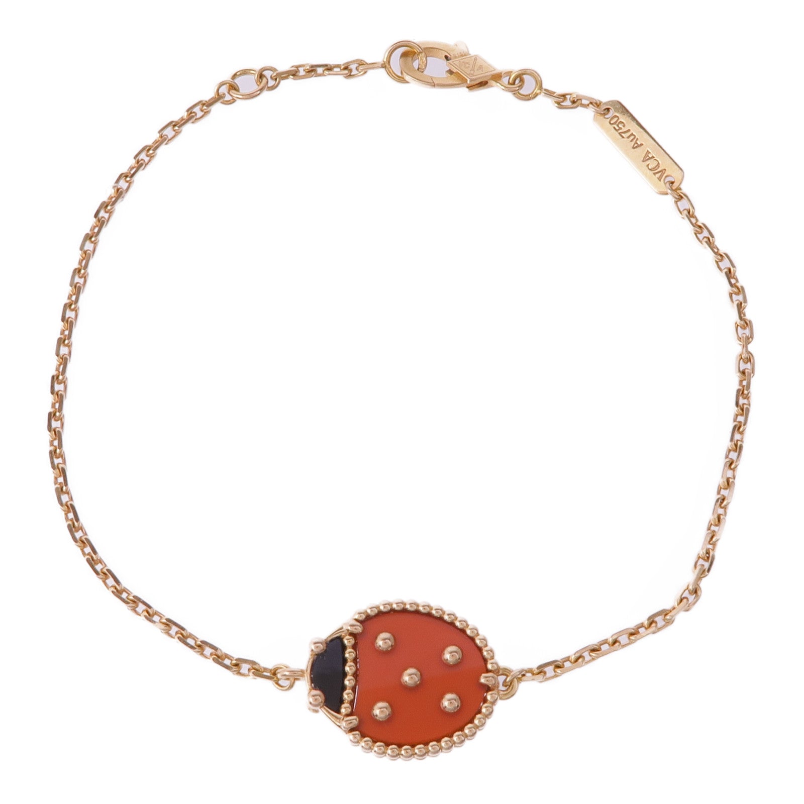 Van Cleef & Arpels 18K玫瑰金Lucky Spring手鏈