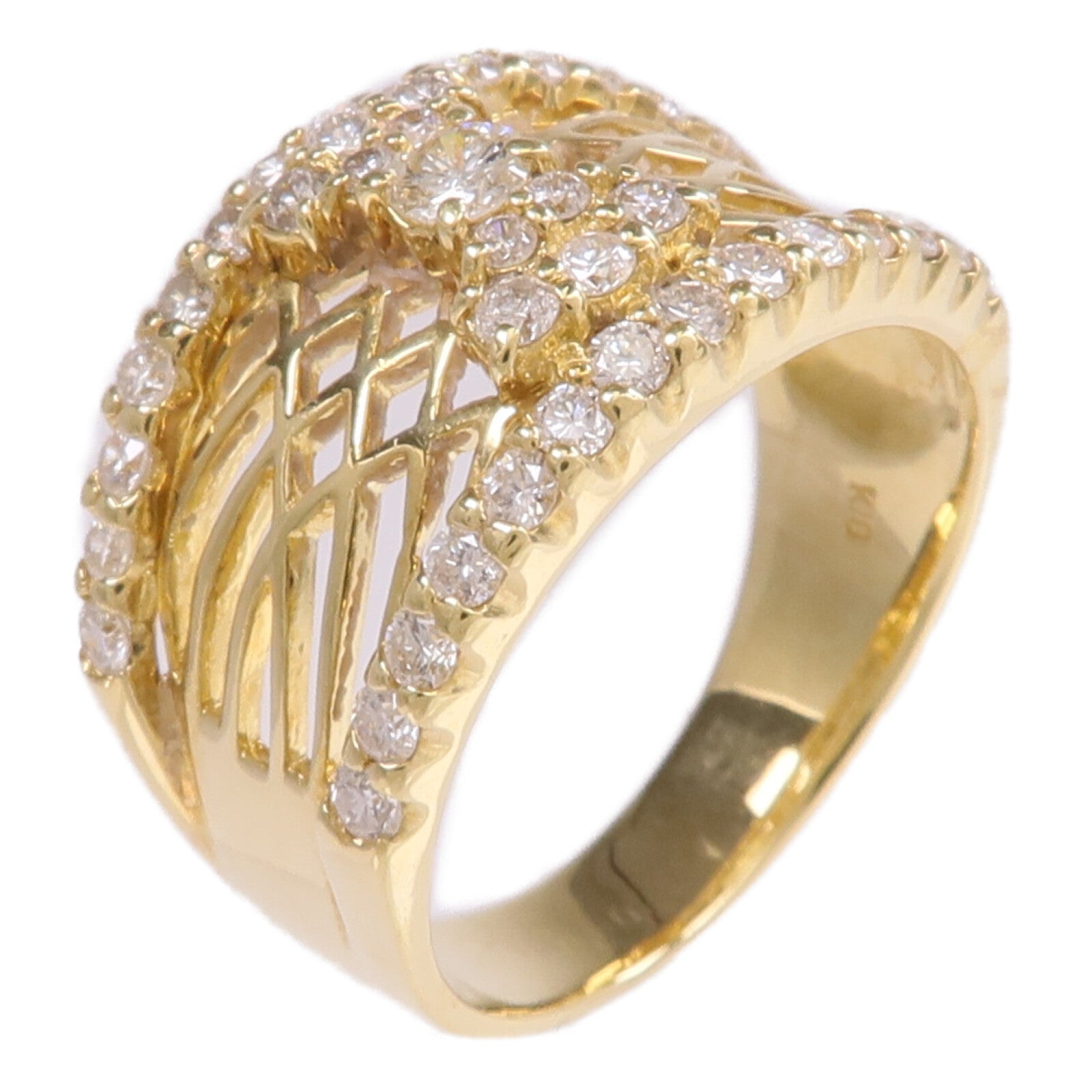 JEWELRY 18K黃金Diamond Ring鑽石戒指US#6.75