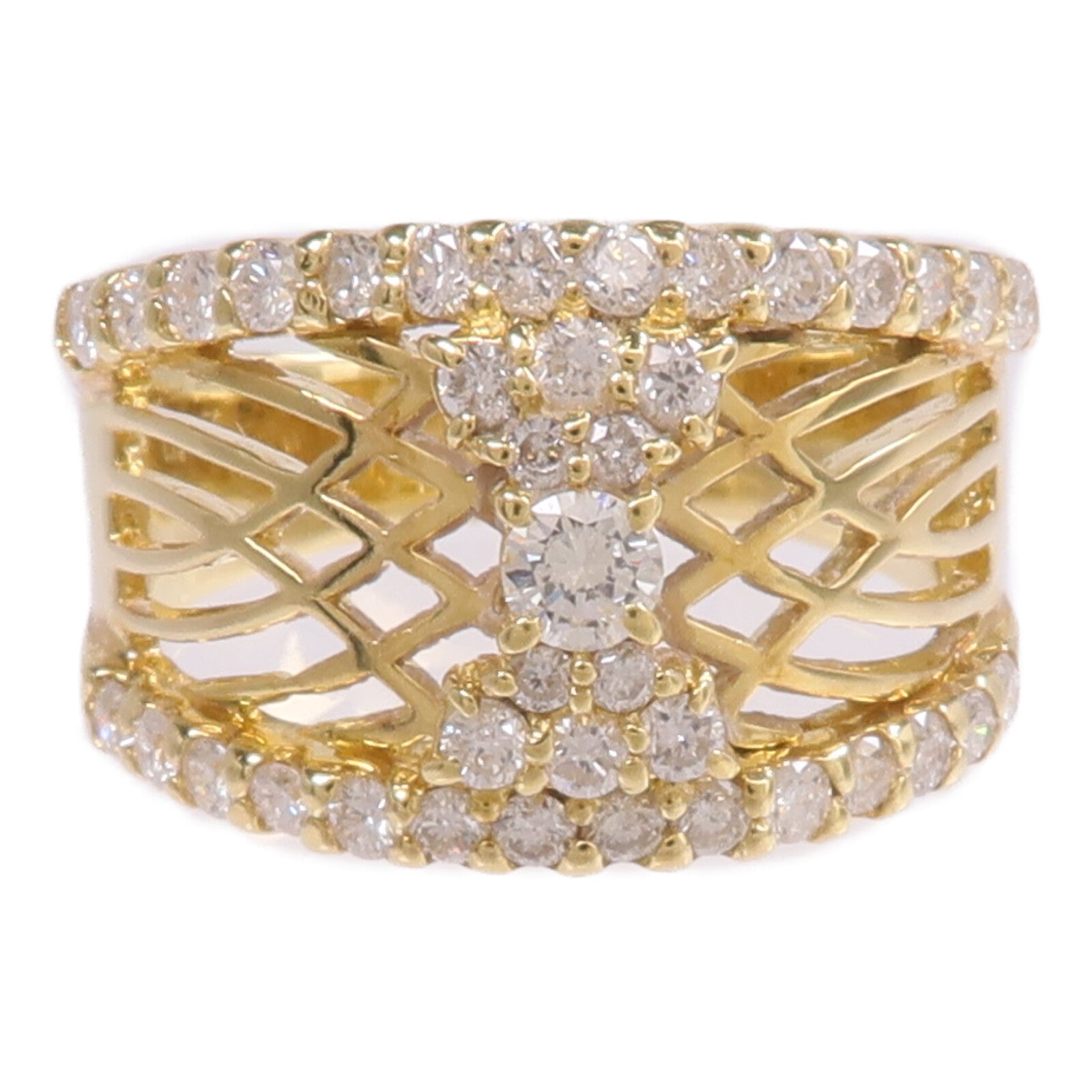 JEWELRY 18K黃金Diamond Ring鑽石戒指US#6.75