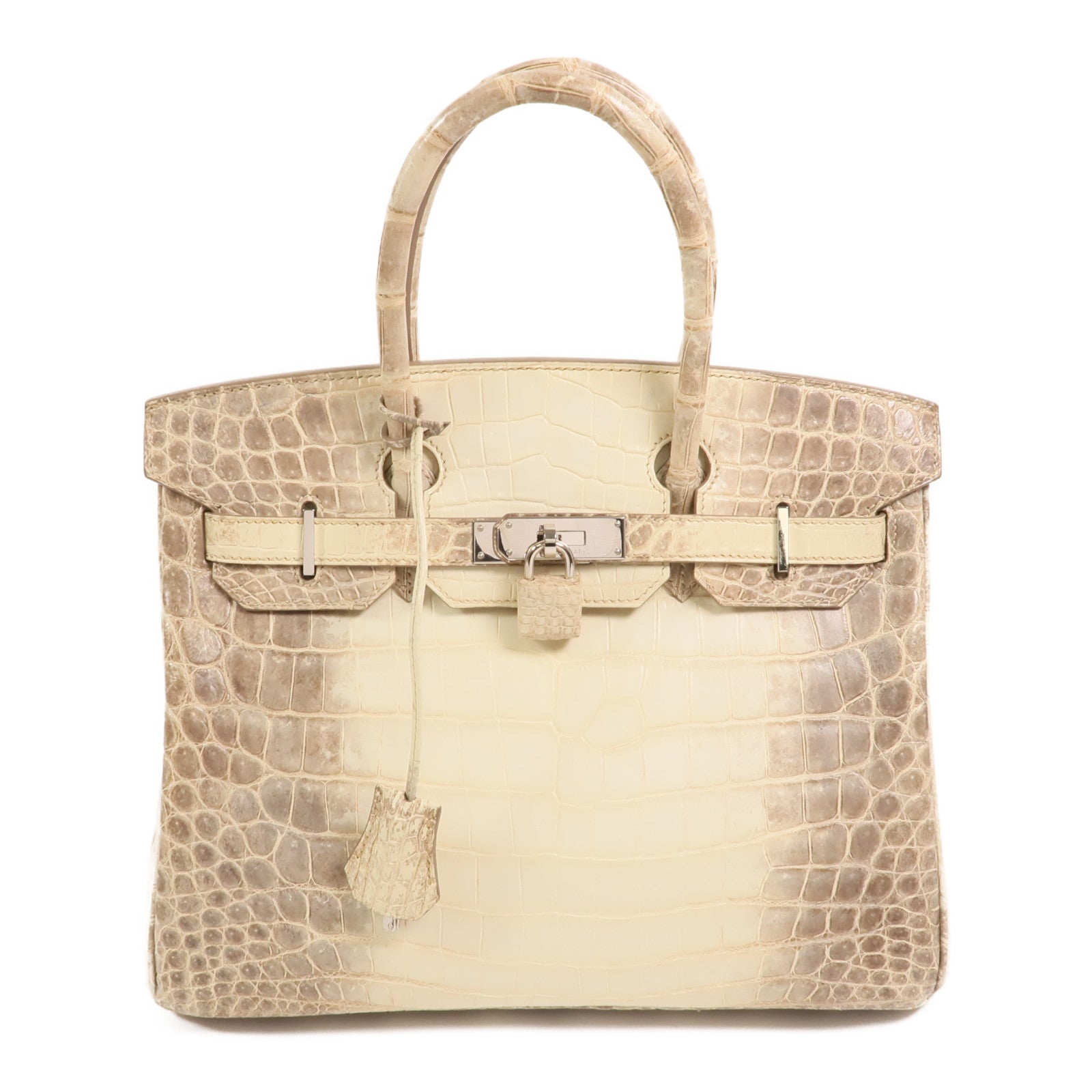 HERMES Niloticus Crocodile皮革 Birkin 30Himalaya手挽袋Mousse