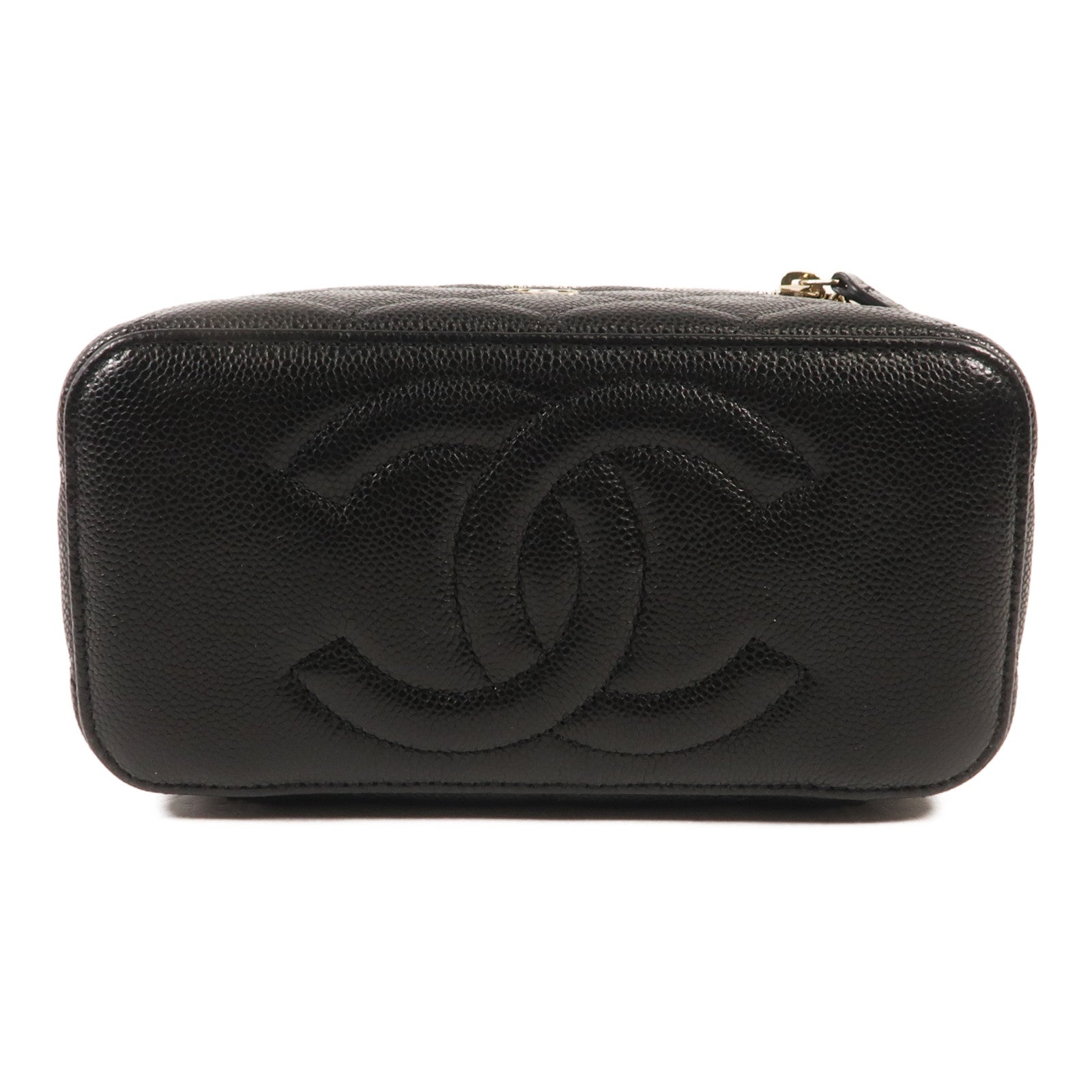 CHANEL 牛皮皮革Chain Shoulder金扣鏈帶肩背袋