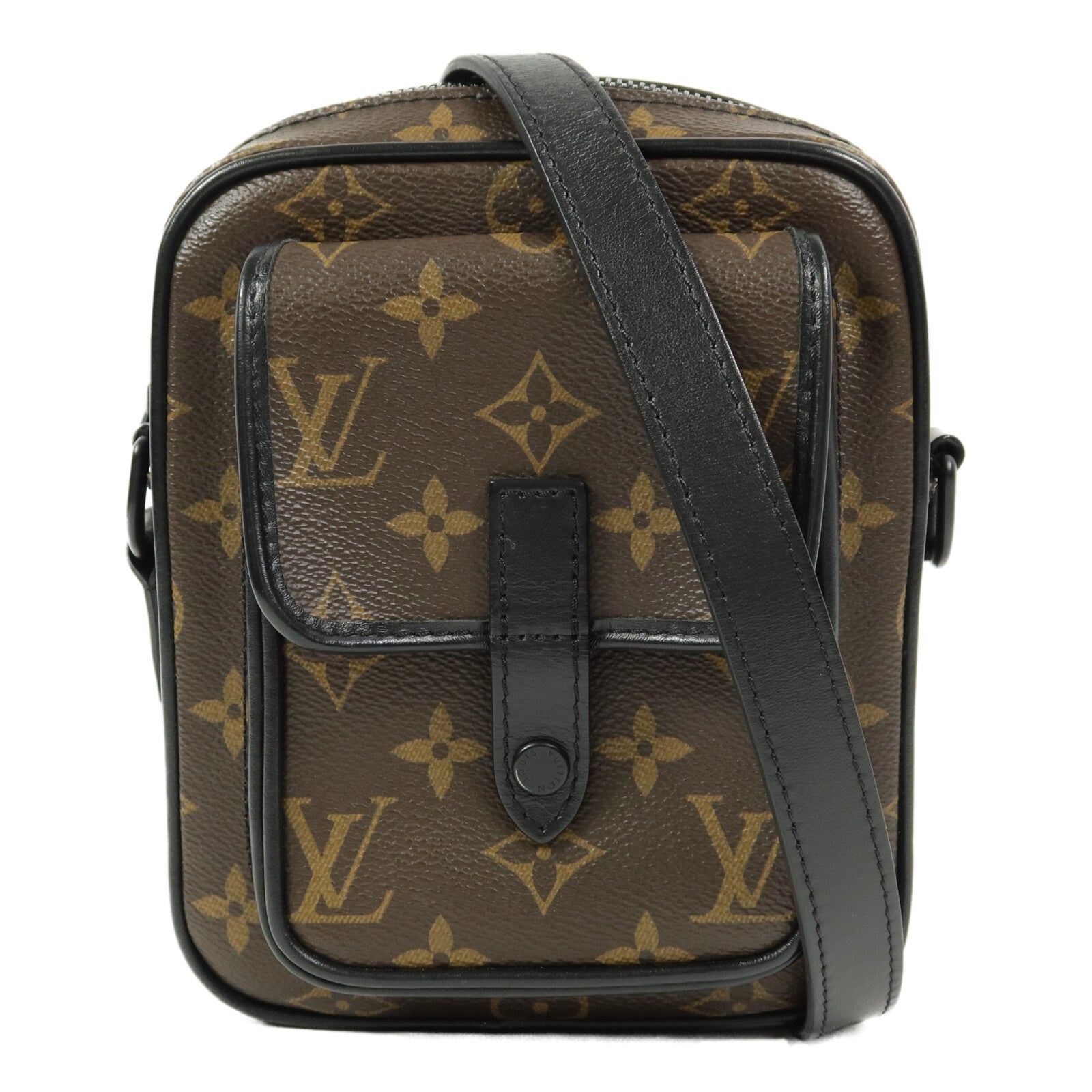 LOUIS VUITTON Monogram Macassar Christopher Wearable Wallet肩背袋