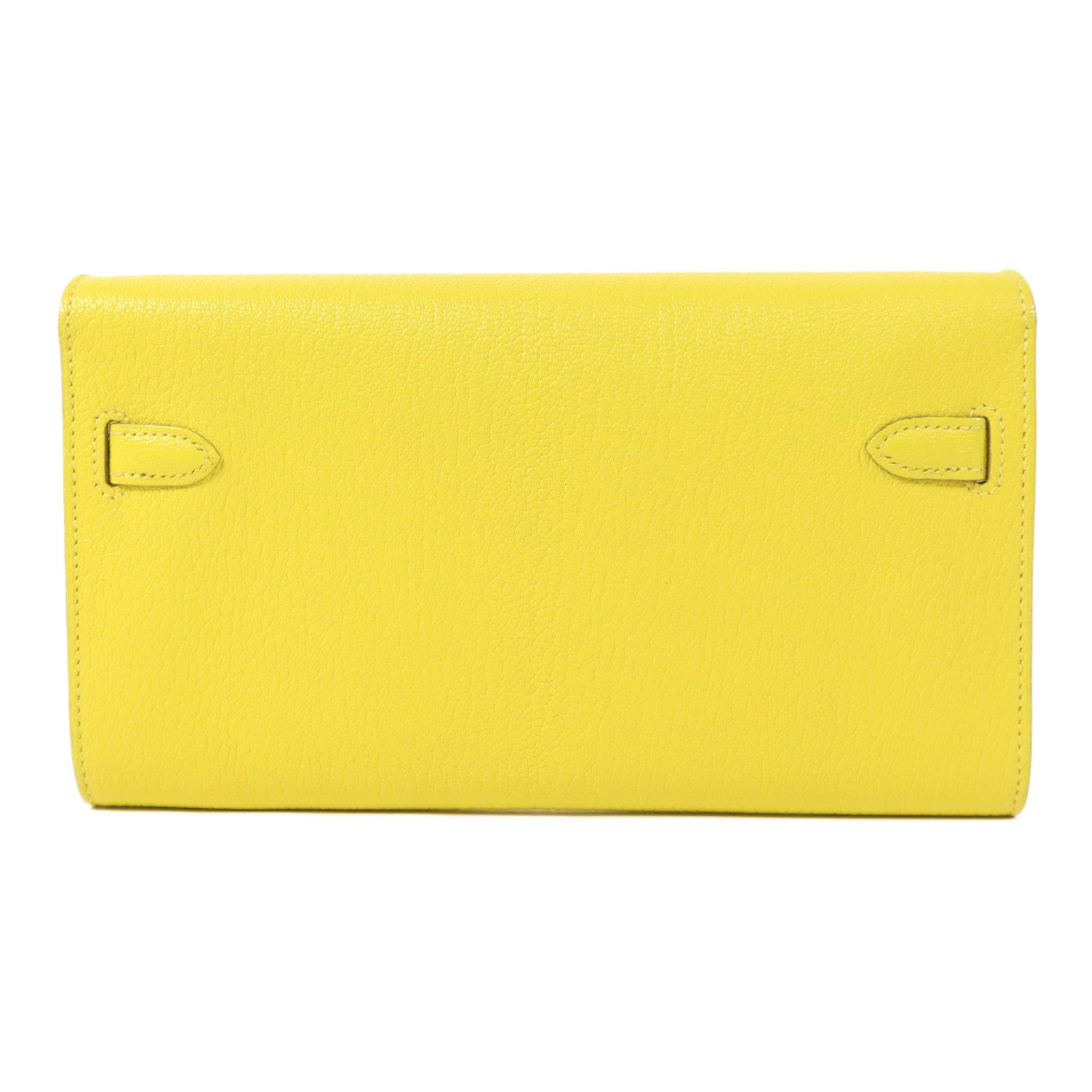 HERMES Chevre皮革Kelly To Go金扣肩背袋Lime