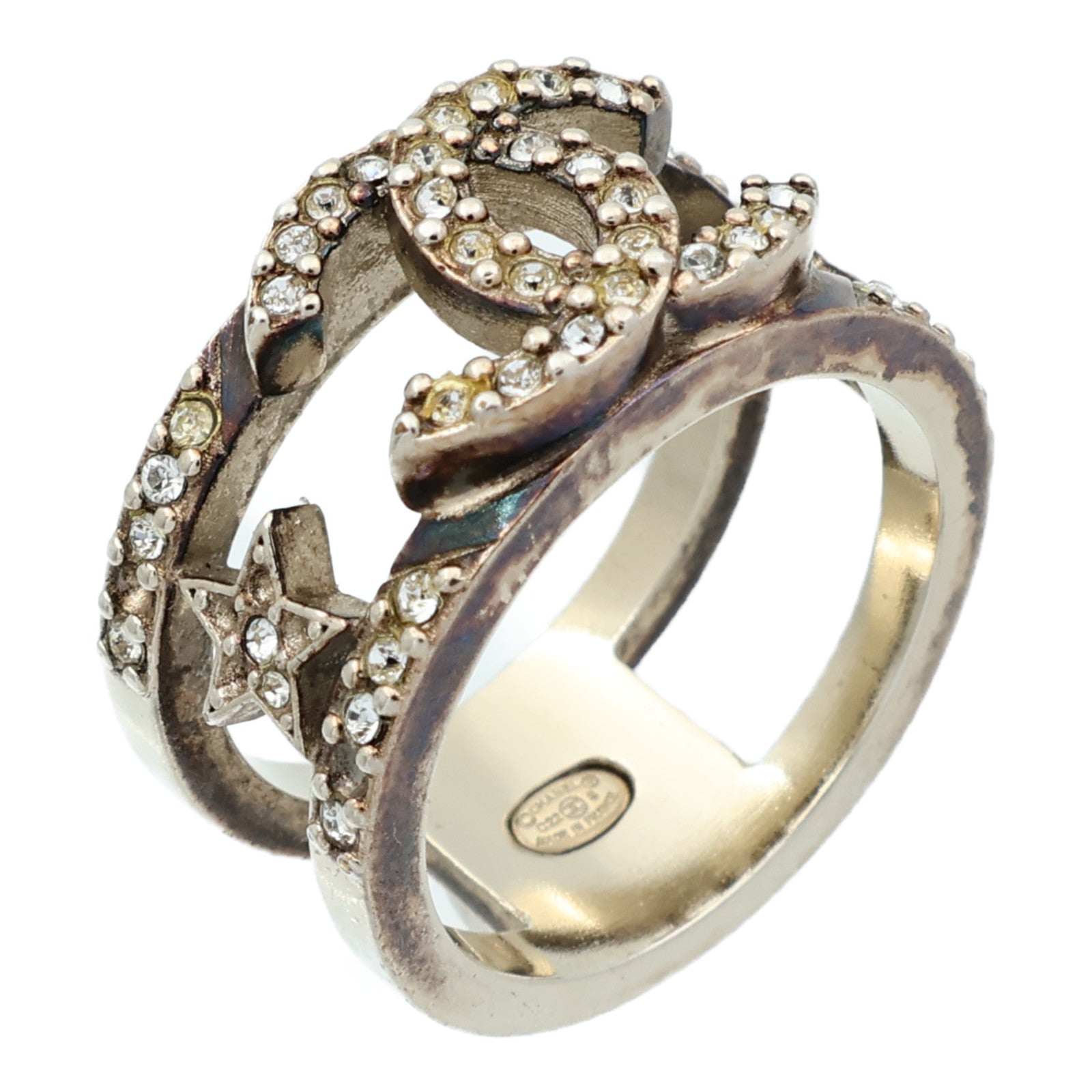 CHANEL 【激減優惠】金屬Ring戒指US#6