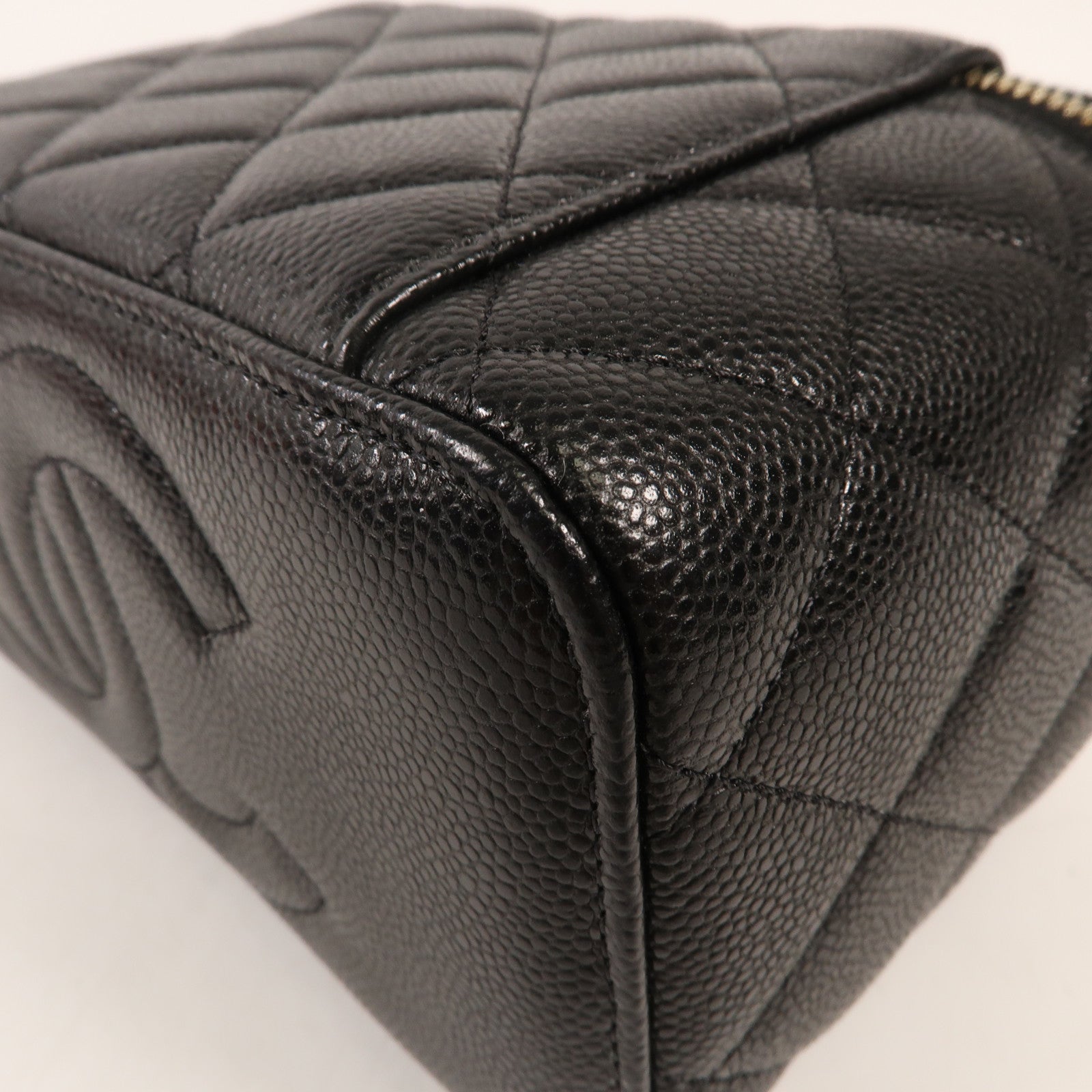 CHANEL 牛皮皮革Chain Shoulder金扣鏈帶肩背袋