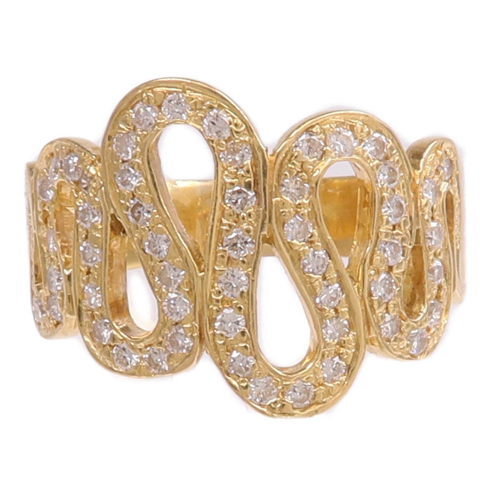 JEWELRY 18K黃金Diamond Ring鑽石戒指US#8