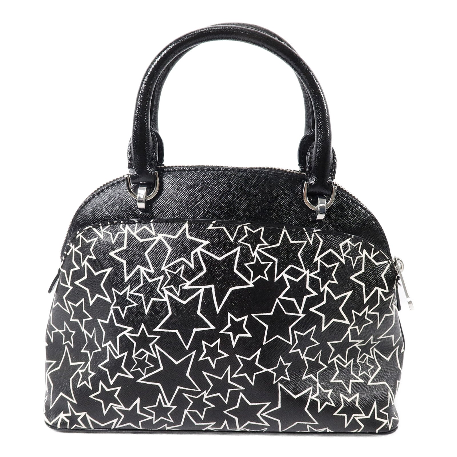 Michael Kors 塗層帆布Emmy Small Dome Satchel Printed Stars手挽袋