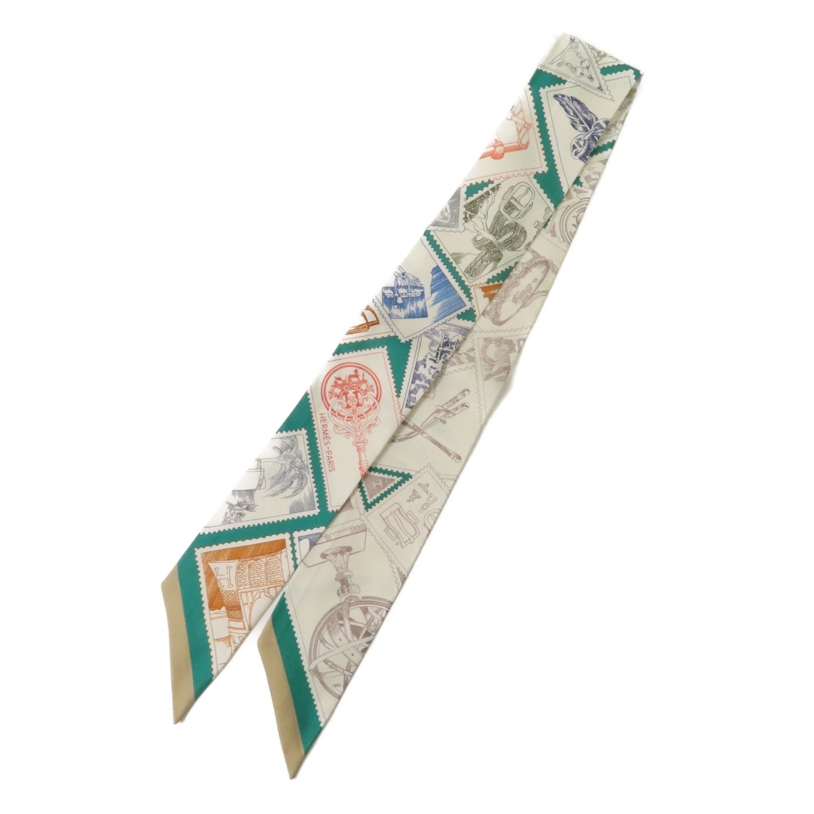 HERMES 絲質Twilly絲巾