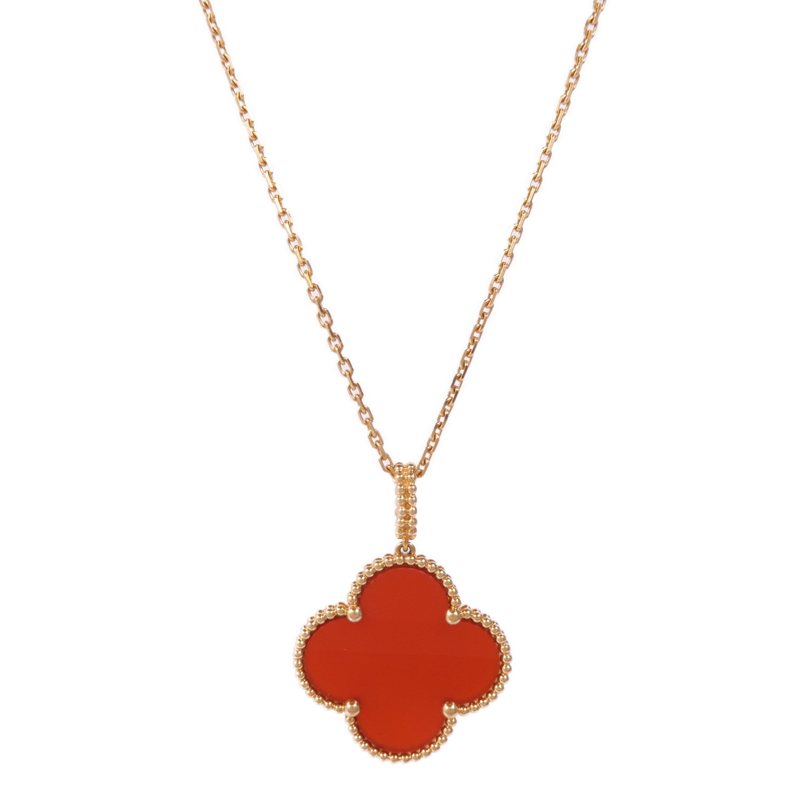 Van Cleef & Arpels 18K黃金Magic Alhambra項鍊