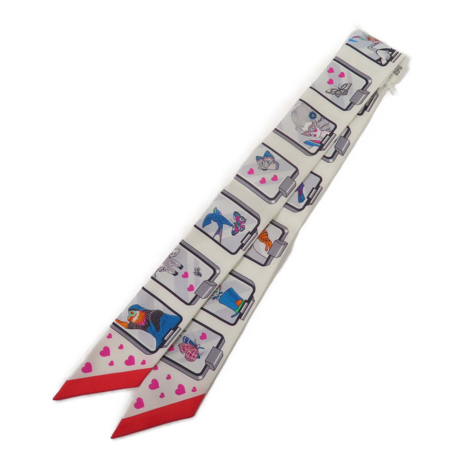 HERMES 絲質Twilly絲巾