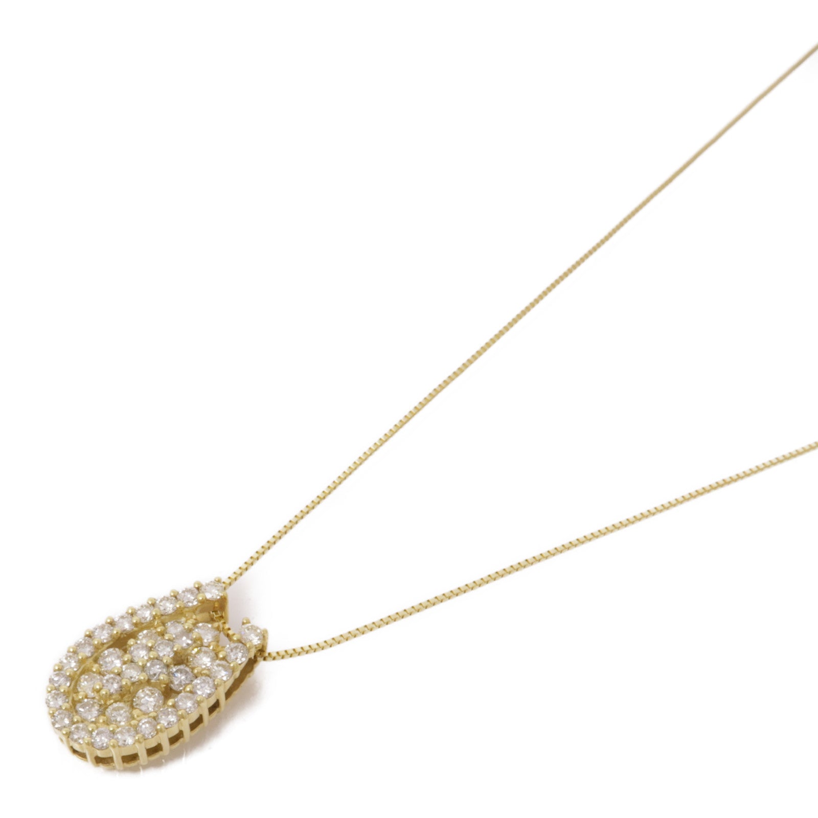 JEWELRY Diamond Necklace 18K Yellow Gold