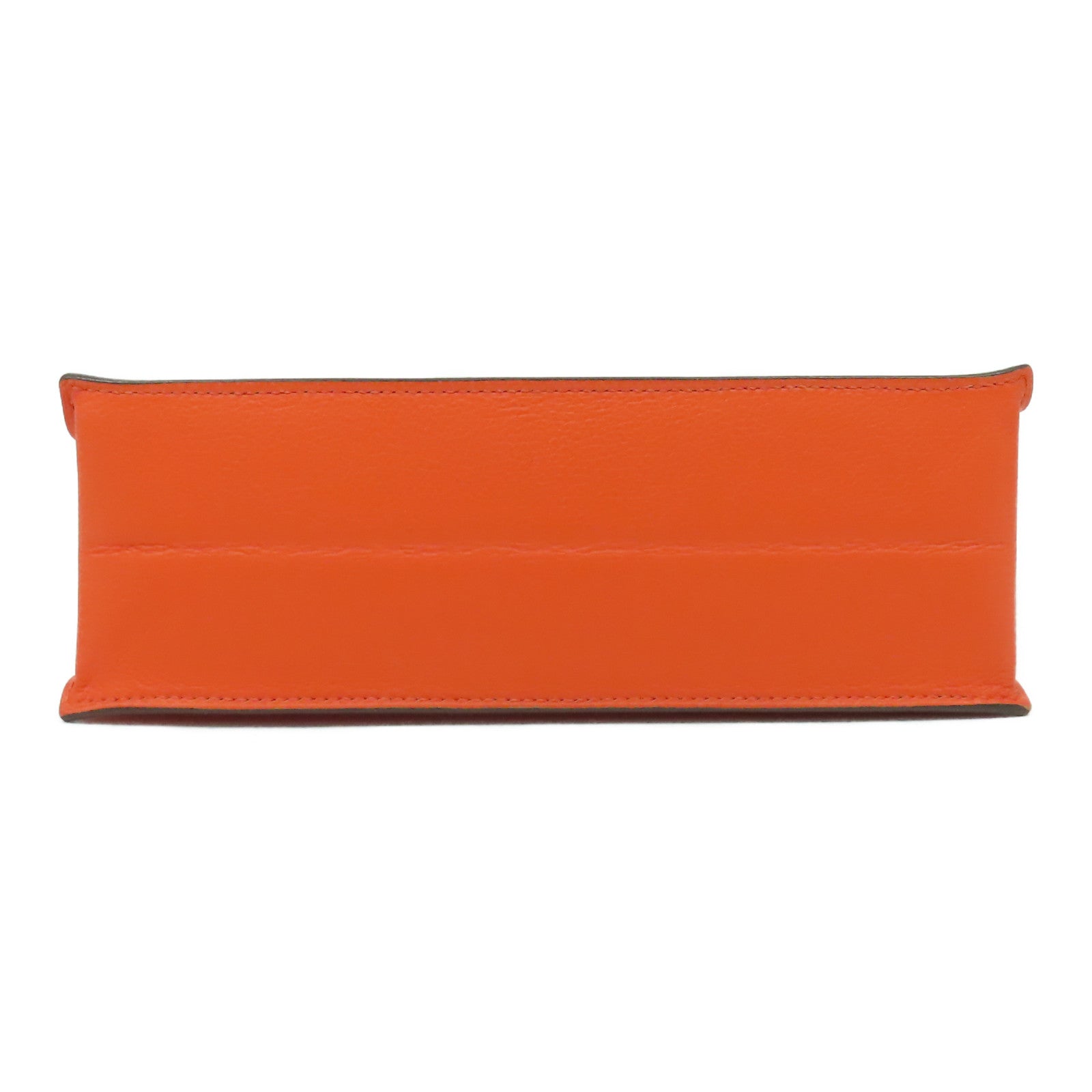 HERMES 【Hermes Fair】Evercolor皮革Kelly Danse D金扣肩背袋Orange Poppy罌粟花橘色