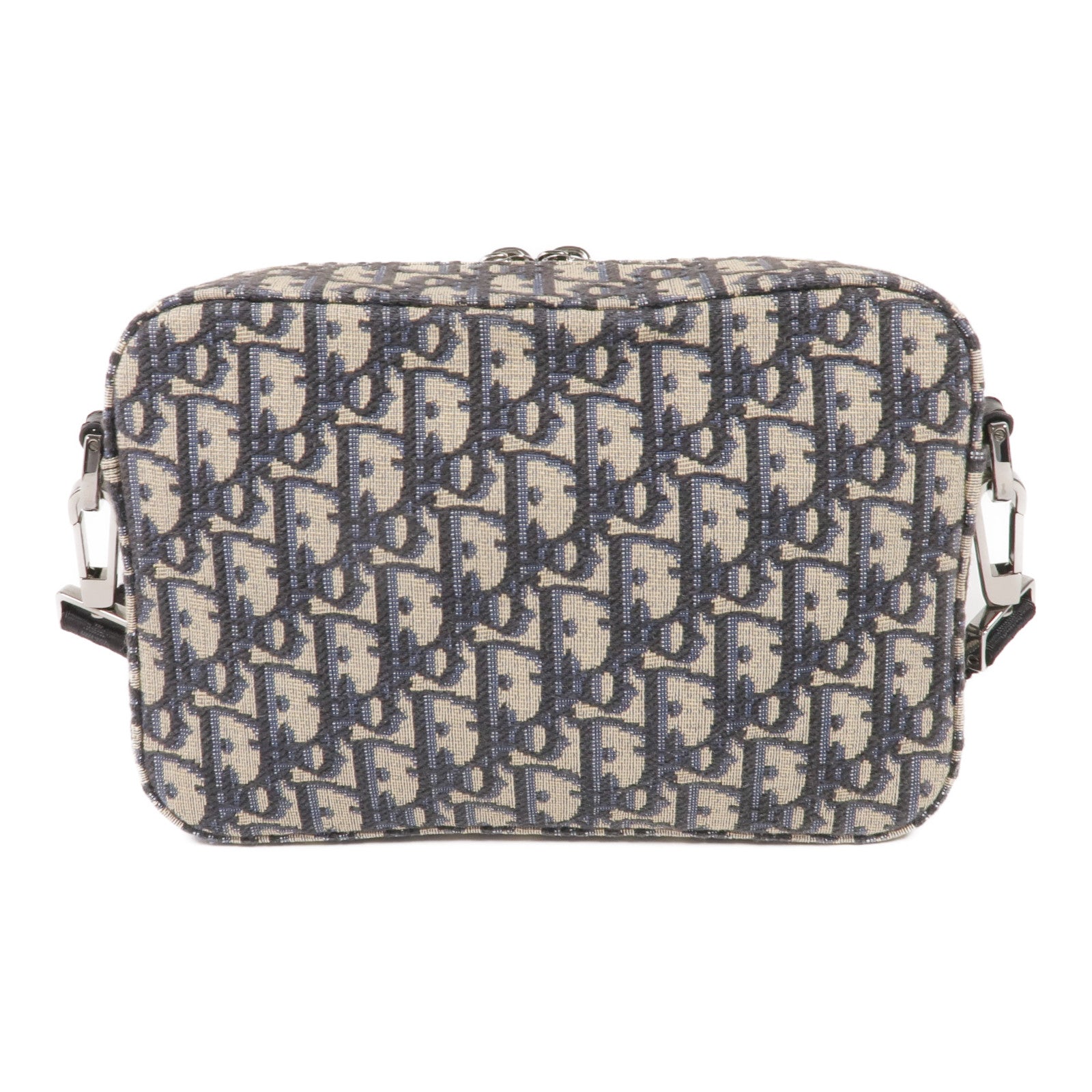 Dior 帆布Safari Messenger Bag銀扣肩背袋