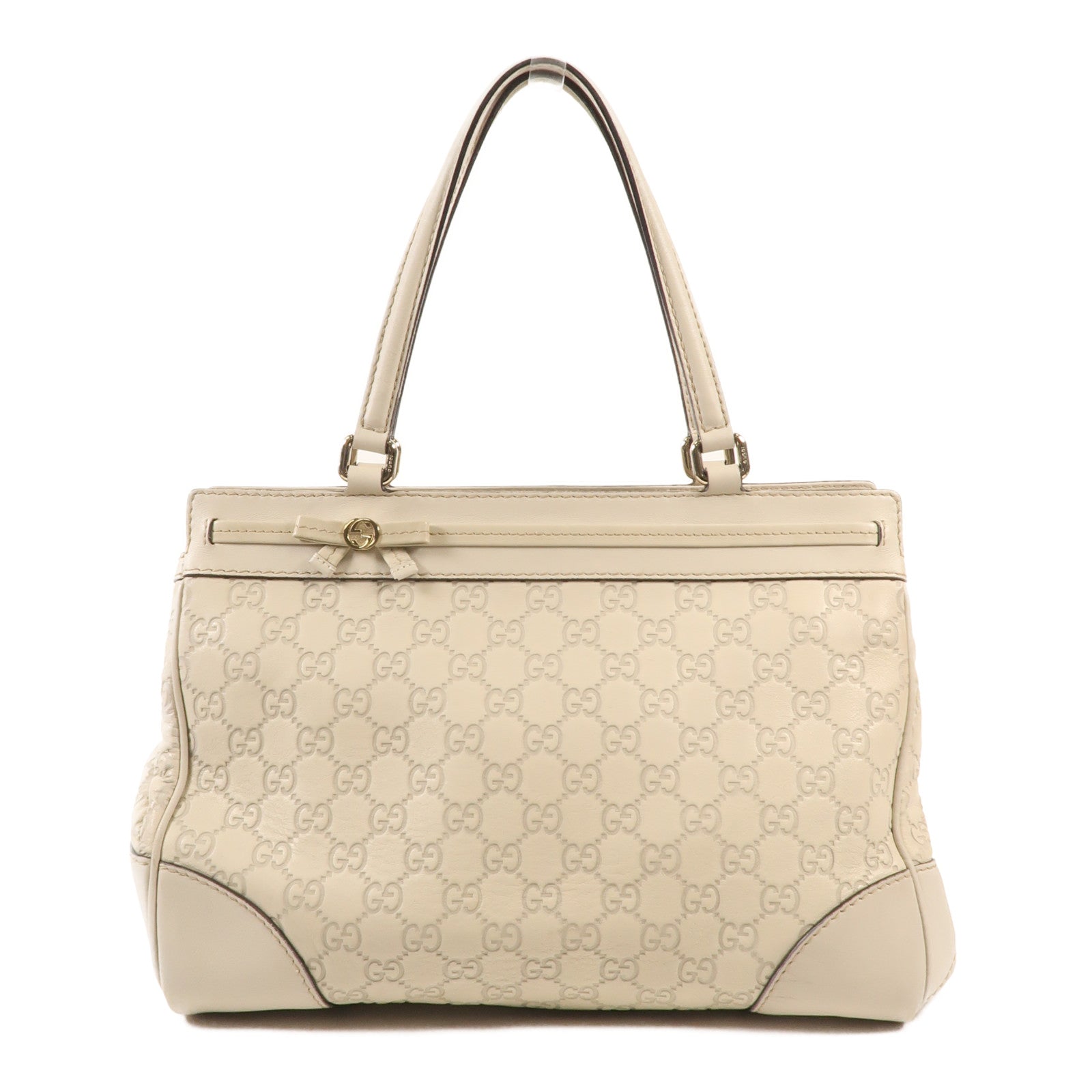 GUCCI 牛皮皮革Tote Bag金扣手挽袋