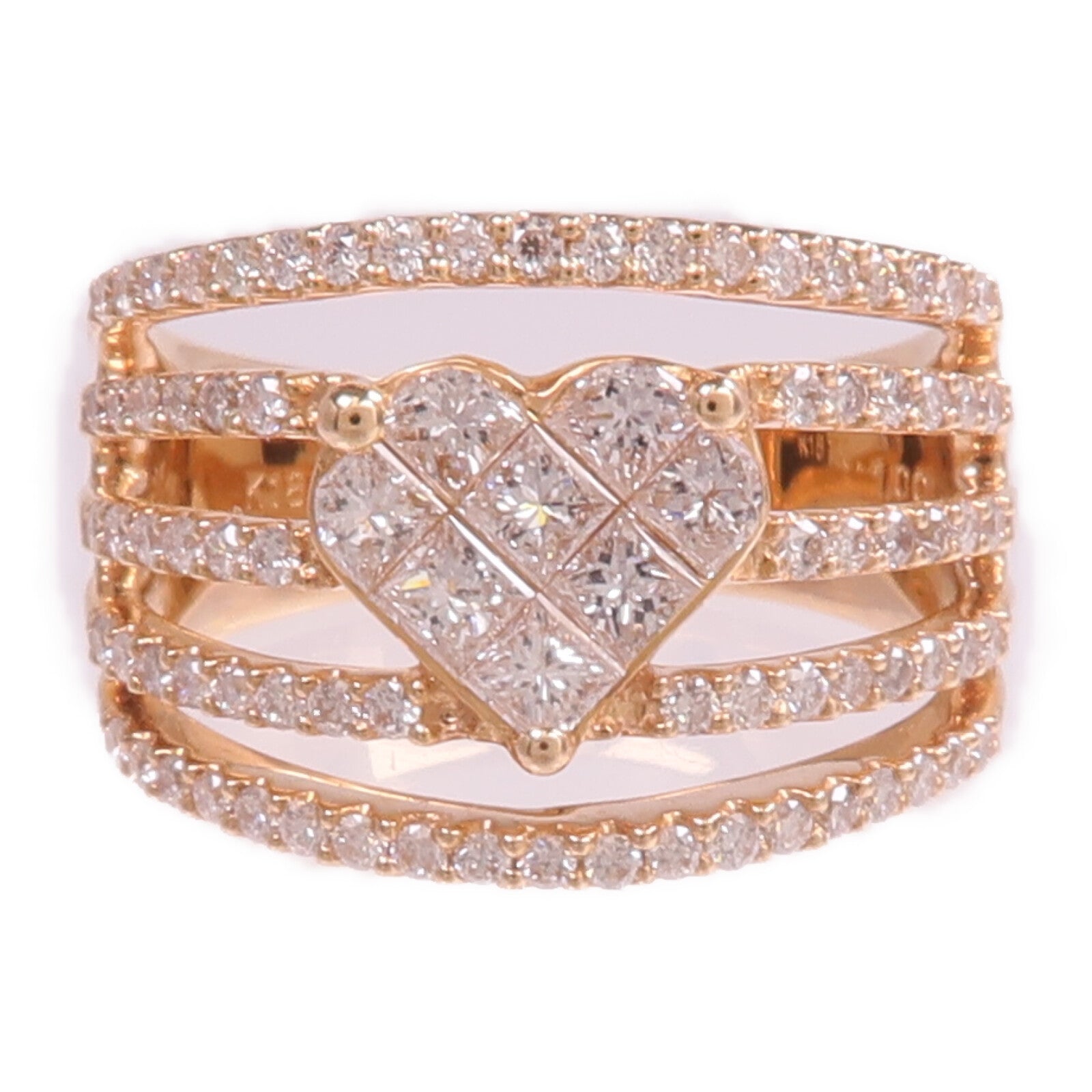 JEWELRY 18K玫瑰金Diamond Ring鑽石戒指US#5.75