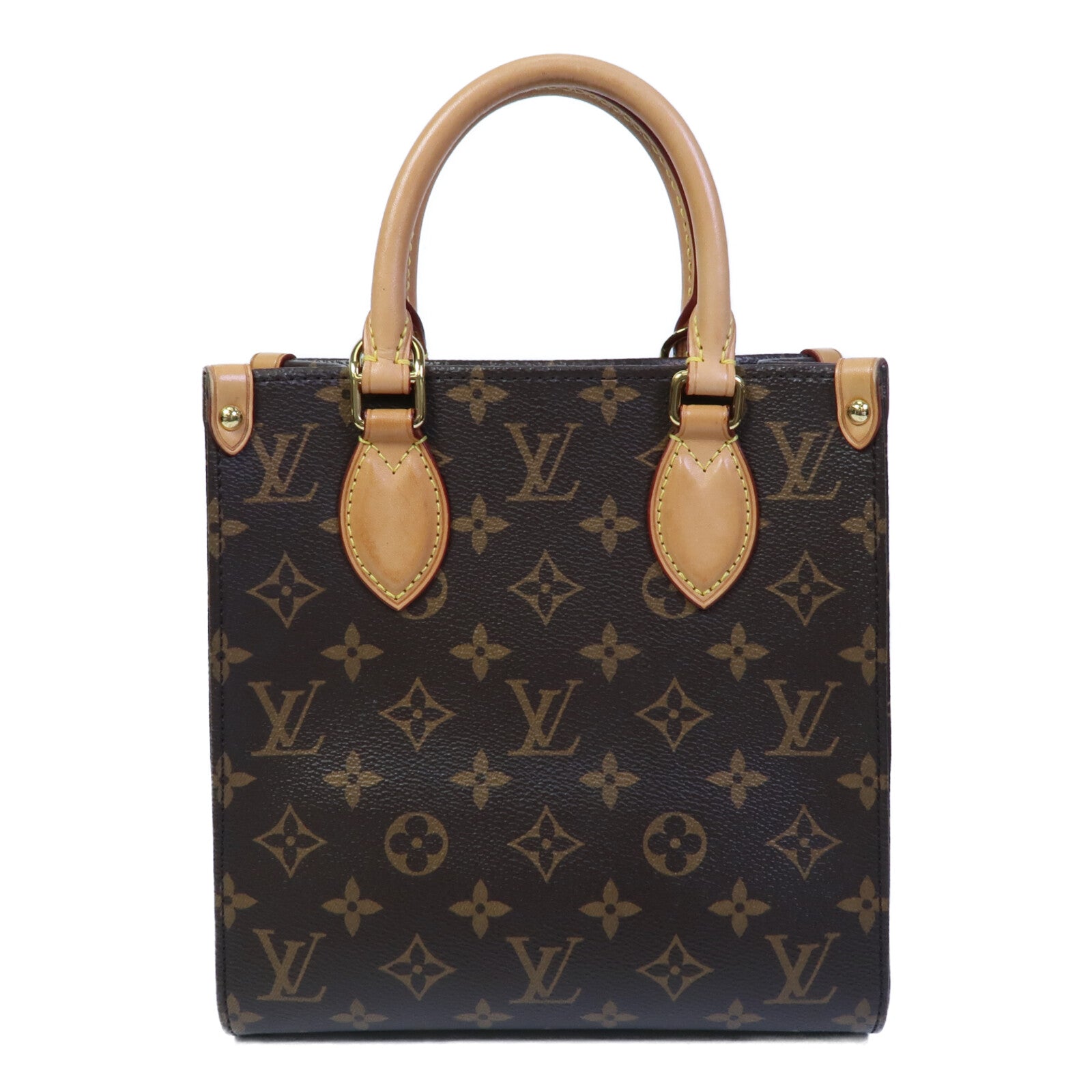 LOUIS VUITTON Monogram SacPlat BB手挽肩背兩用袋
