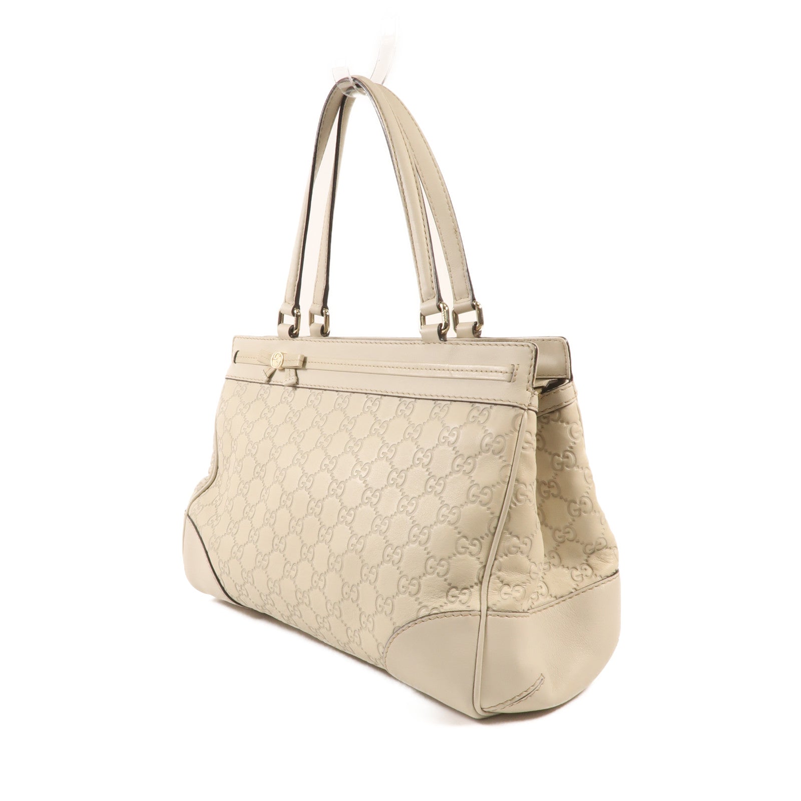 GUCCI 牛皮皮革Tote Bag金扣手挽袋