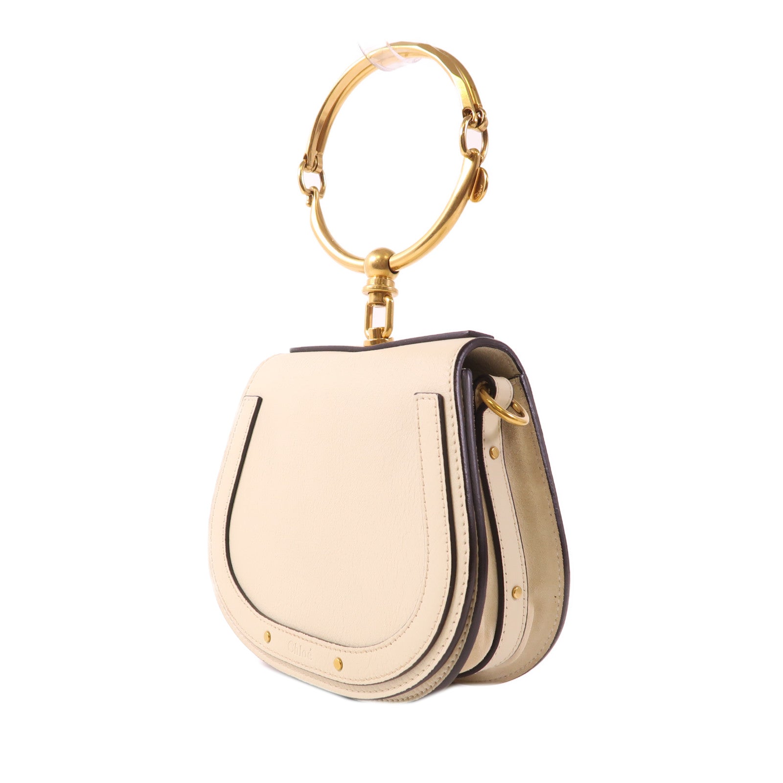 Chloe 牛皮皮革Shoulder Bag金扣手挽肩背兩用袋