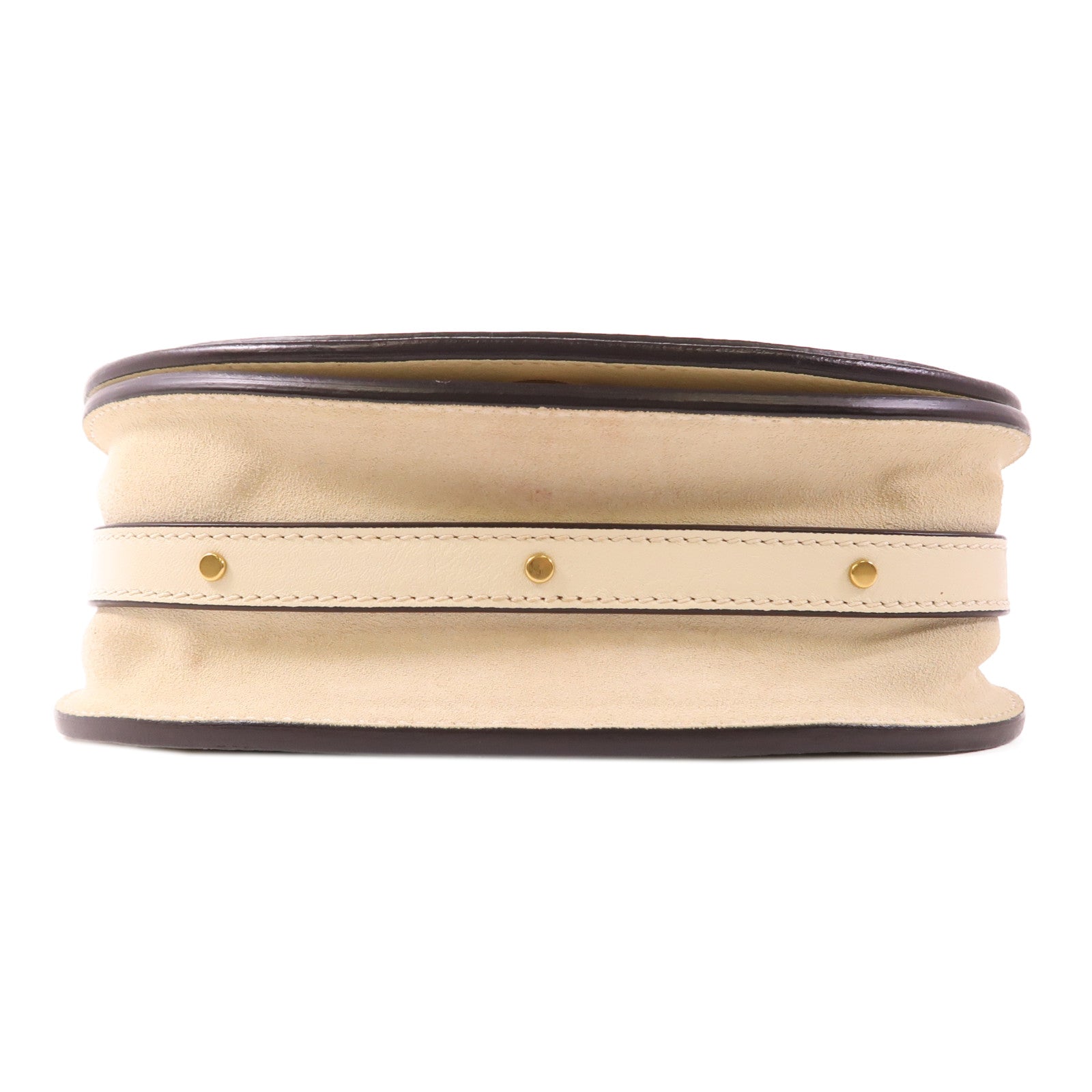 Chloe 牛皮皮革Shoulder Bag金扣手挽肩背兩用袋