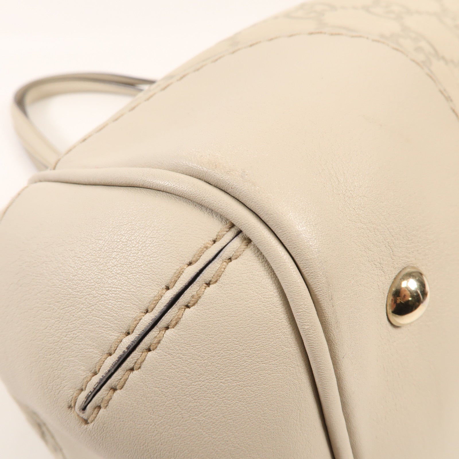 GUCCI 牛皮皮革Tote Bag金扣手挽袋