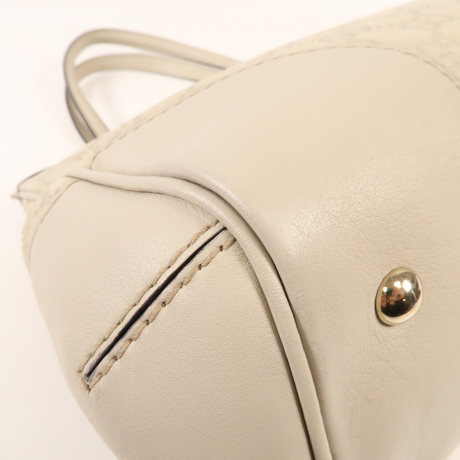 GUCCI 牛皮皮革Tote Bag金扣手挽袋