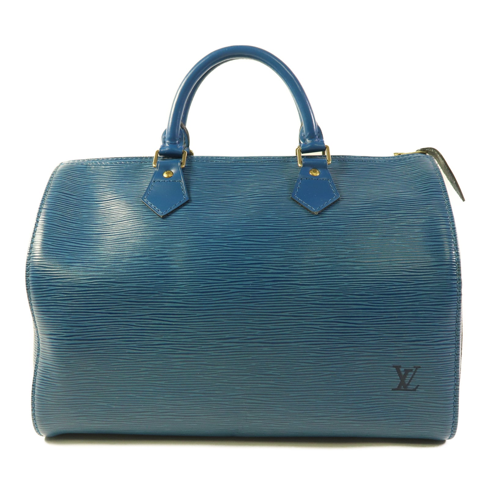 LOUIS VUITTON LV GHW Speedy 30 Handbag M43005 Epi Blue