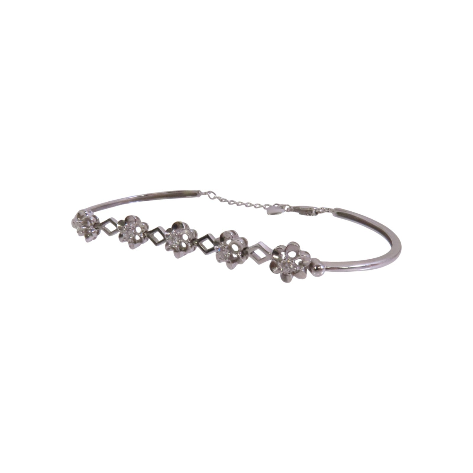 JEWELRY 18K白金Diamond Bracelet鑽石手鏈