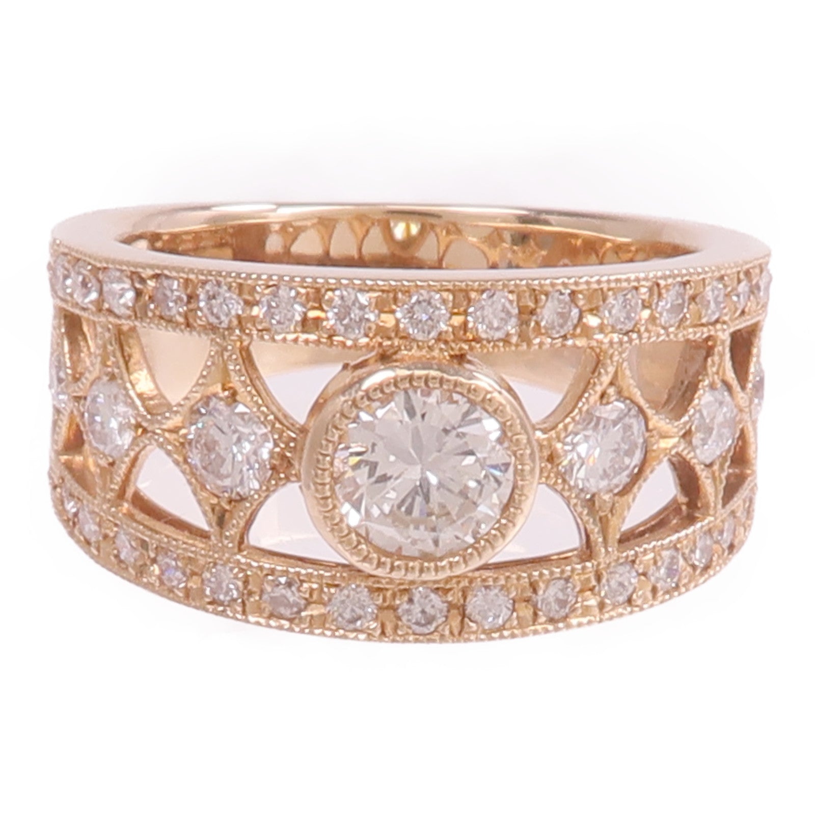 JEWELRY 18K玫瑰金Diamond Ring鑽石戒指US#6.25