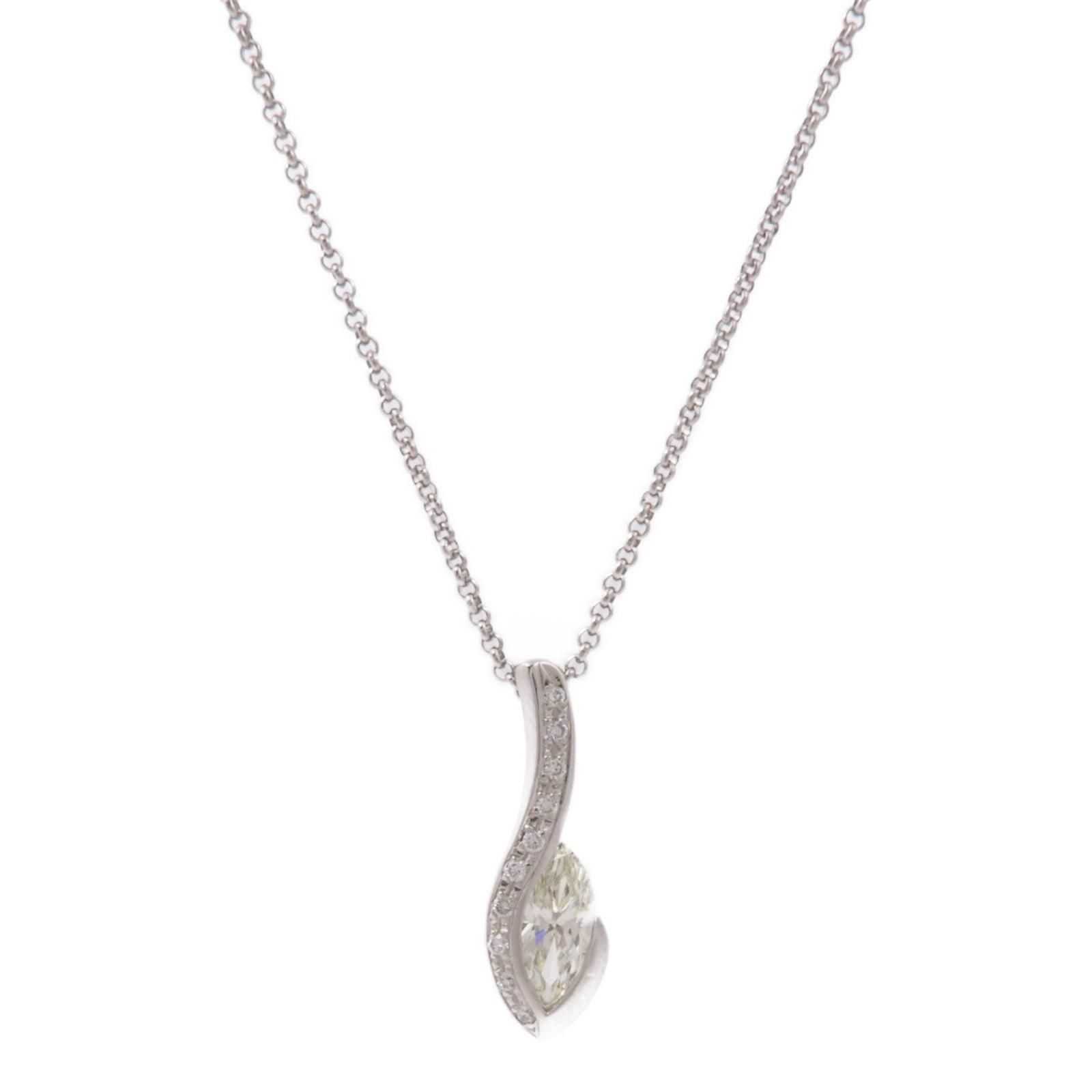 JEWELRY Diamond Necklace PT850/PT900 Platinum