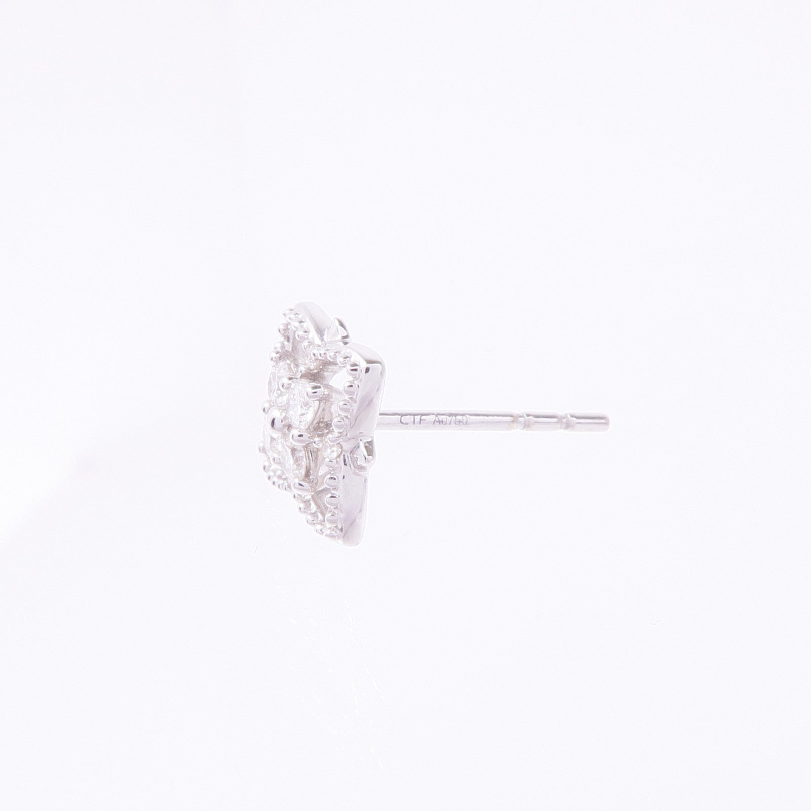 JEWELRY 18K白金Diamond Earrings鑽石耳環
