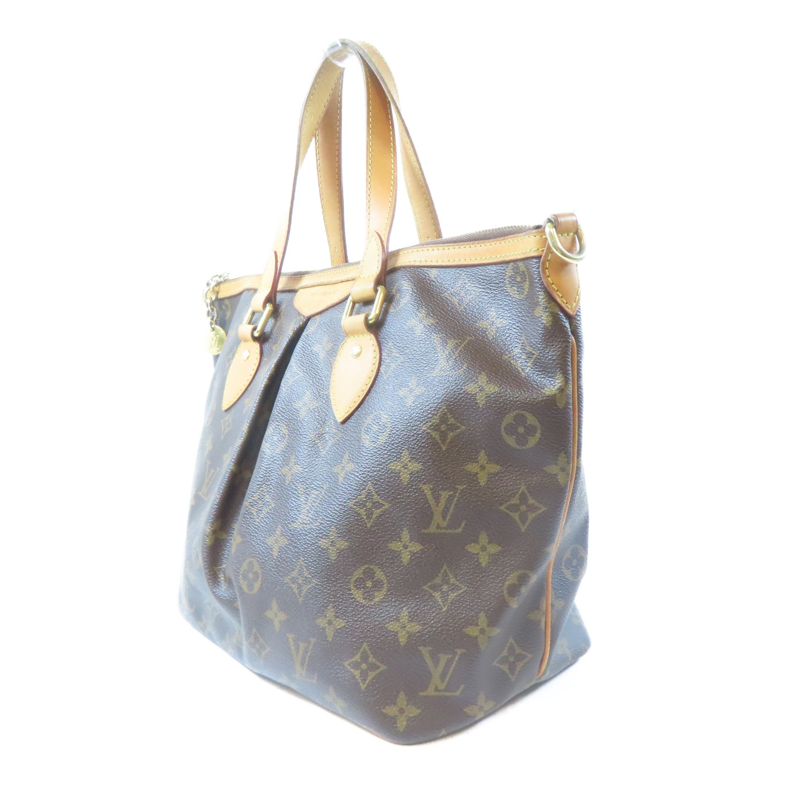 LOUIS VUITTON 【激減優惠】Monogram Palermo PM金扣手挽肩背兩用袋啡色