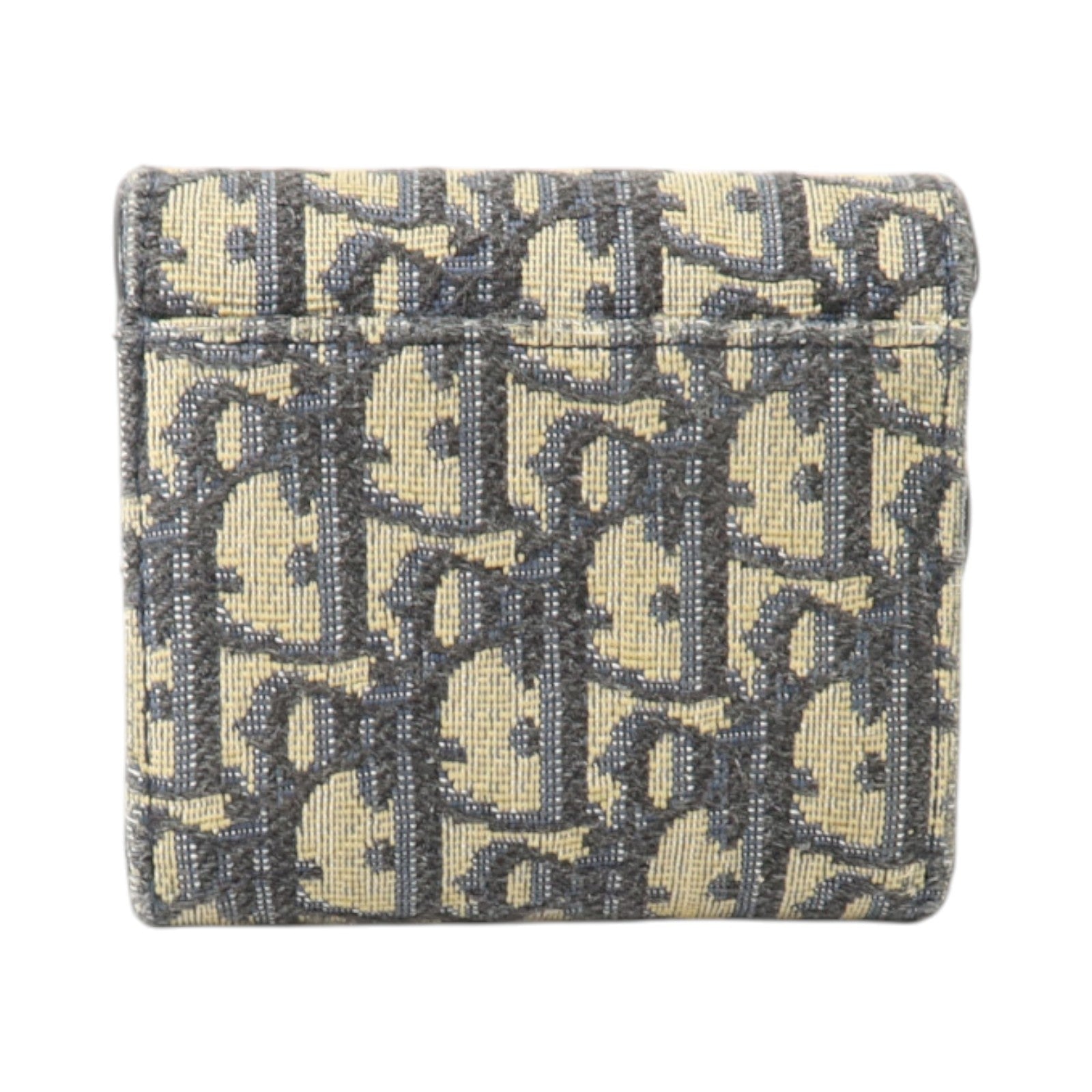Dior Oblique帆布Saddle Lotus Wallet金扣錢包