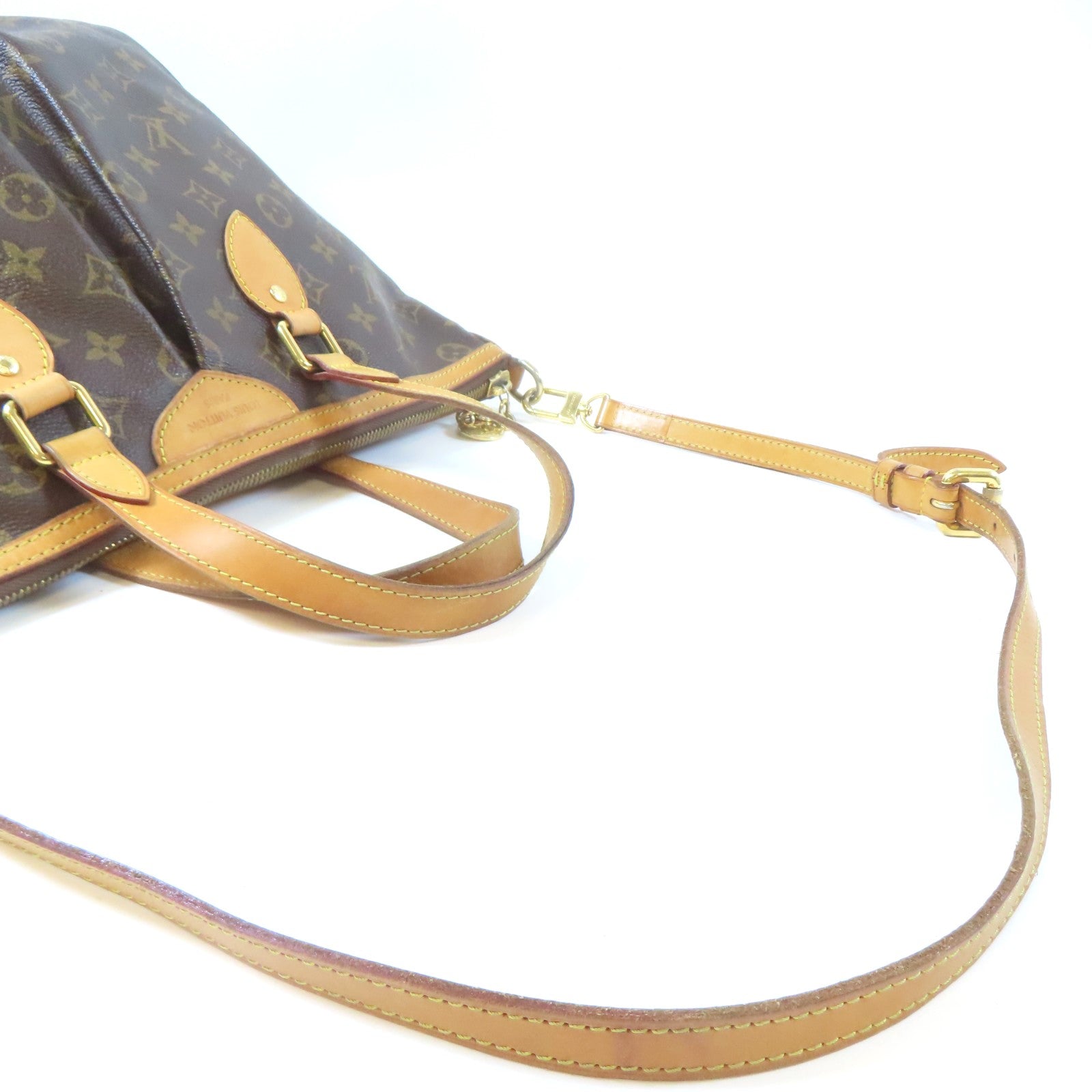 LOUIS VUITTON 【激減優惠】Monogram Palermo PM金扣手挽肩背兩用袋啡色