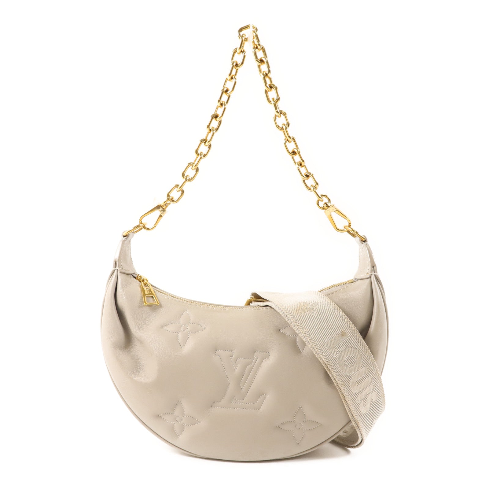 LOUIS VUITTON Monogram Empreinte Over The Moon金扣手挽肩背兩用袋
