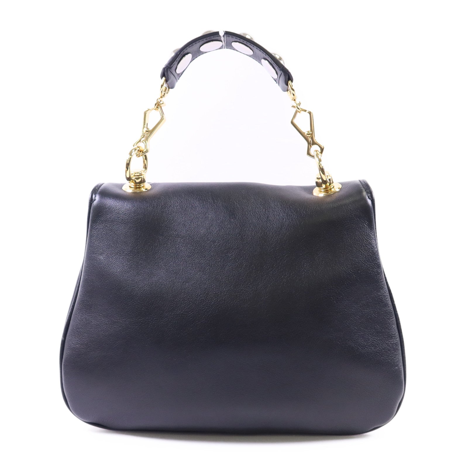 GUCCI 牛皮皮革Blondie金扣手挽肩背兩用袋