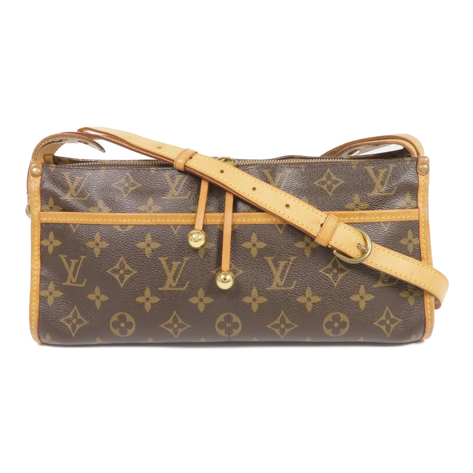 LOUIS VUITTON Monogram Popincourt Long金扣肩背袋